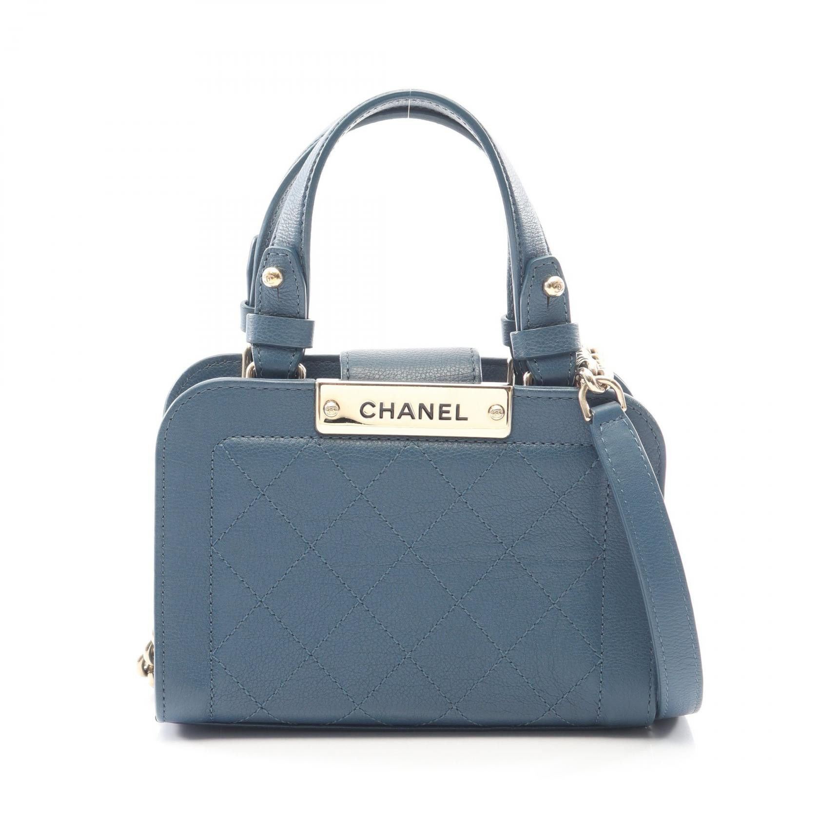 Chanel Chanel Chanel Matelasse 2way Leather Shoulder Bag Leather Shoulder Bag A93731 DUTY FREE for USA Size ONE SIZE - 1 Thumbnail