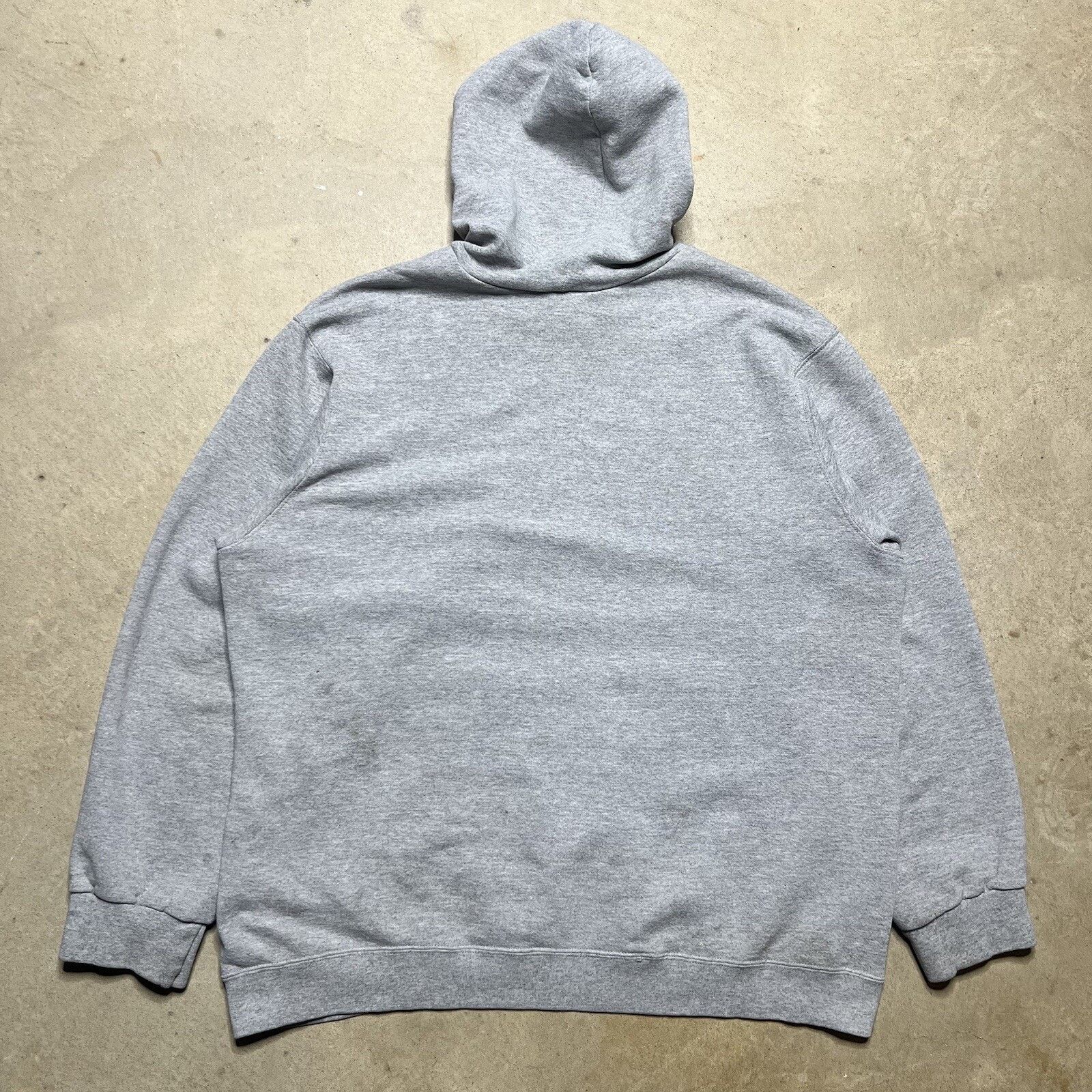 Nike Vintage 90’s Nike Gray Hoodie Pullover Center Swoosh Mens XL Size US XL / EU 56 / 4 - 2 Thumbnail