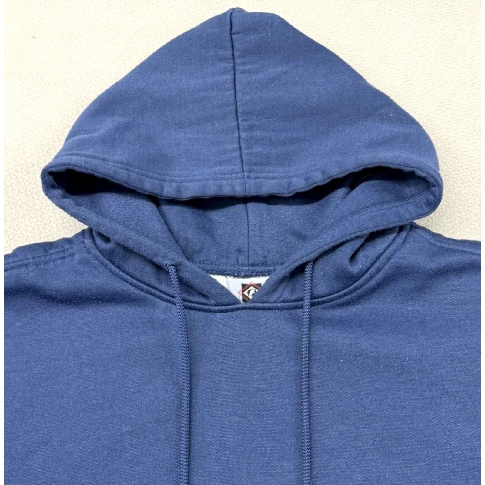 Vintage VINTAGE Franklin Hoodie Mens L Blue Thermal Lined Waffle Faded Boxy 90s Pullover Size US L / EU 52-54 / 3 - 7 Thumbnail