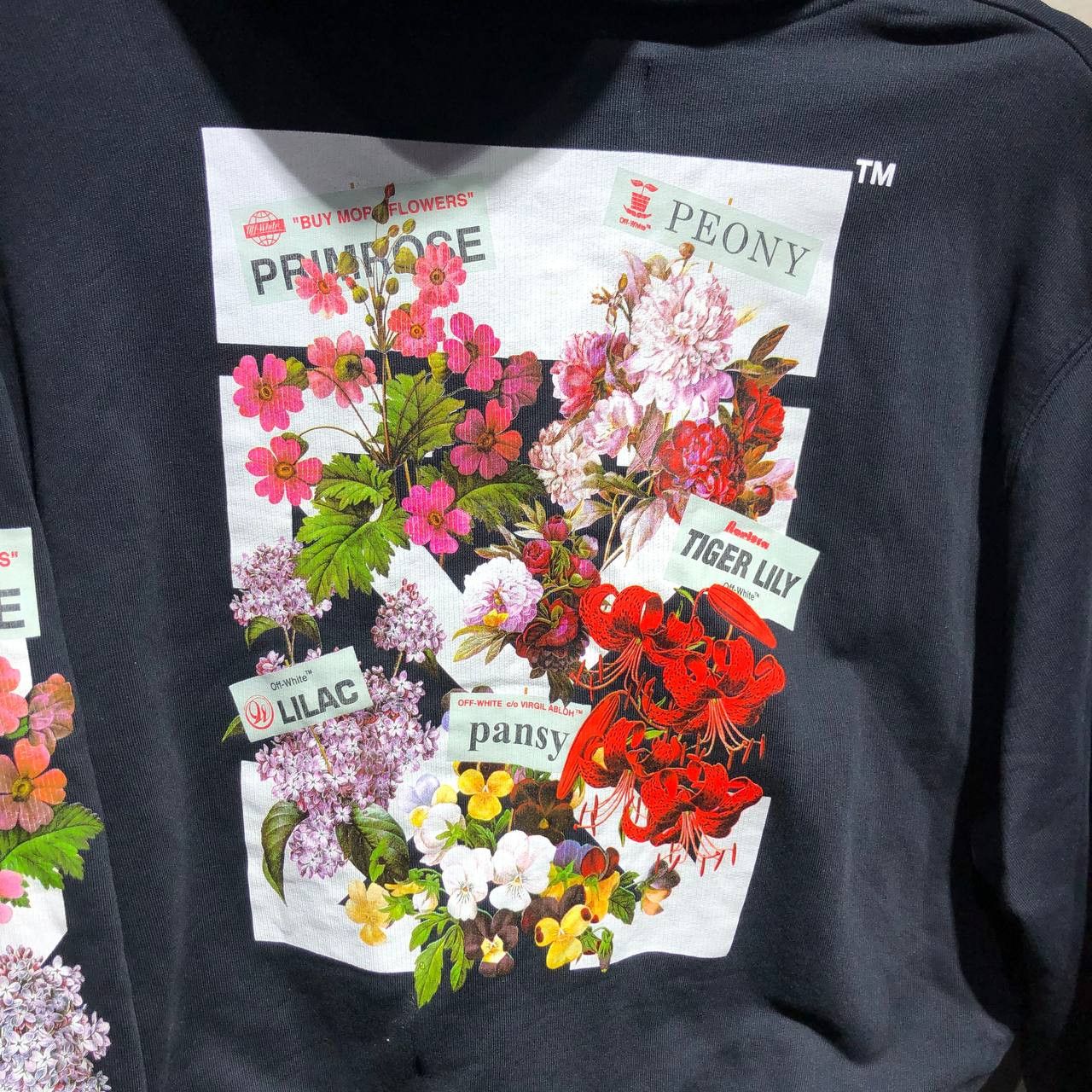 Off white flower shop best sale