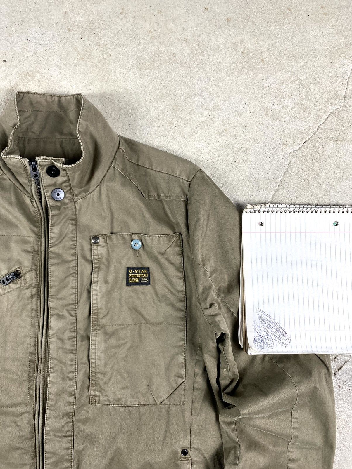 G-Star Vintage 90's G-Star Raw Jacket Military Pocket Archival Size US L / EU 52-54 / 3 - 4 Thumbnail