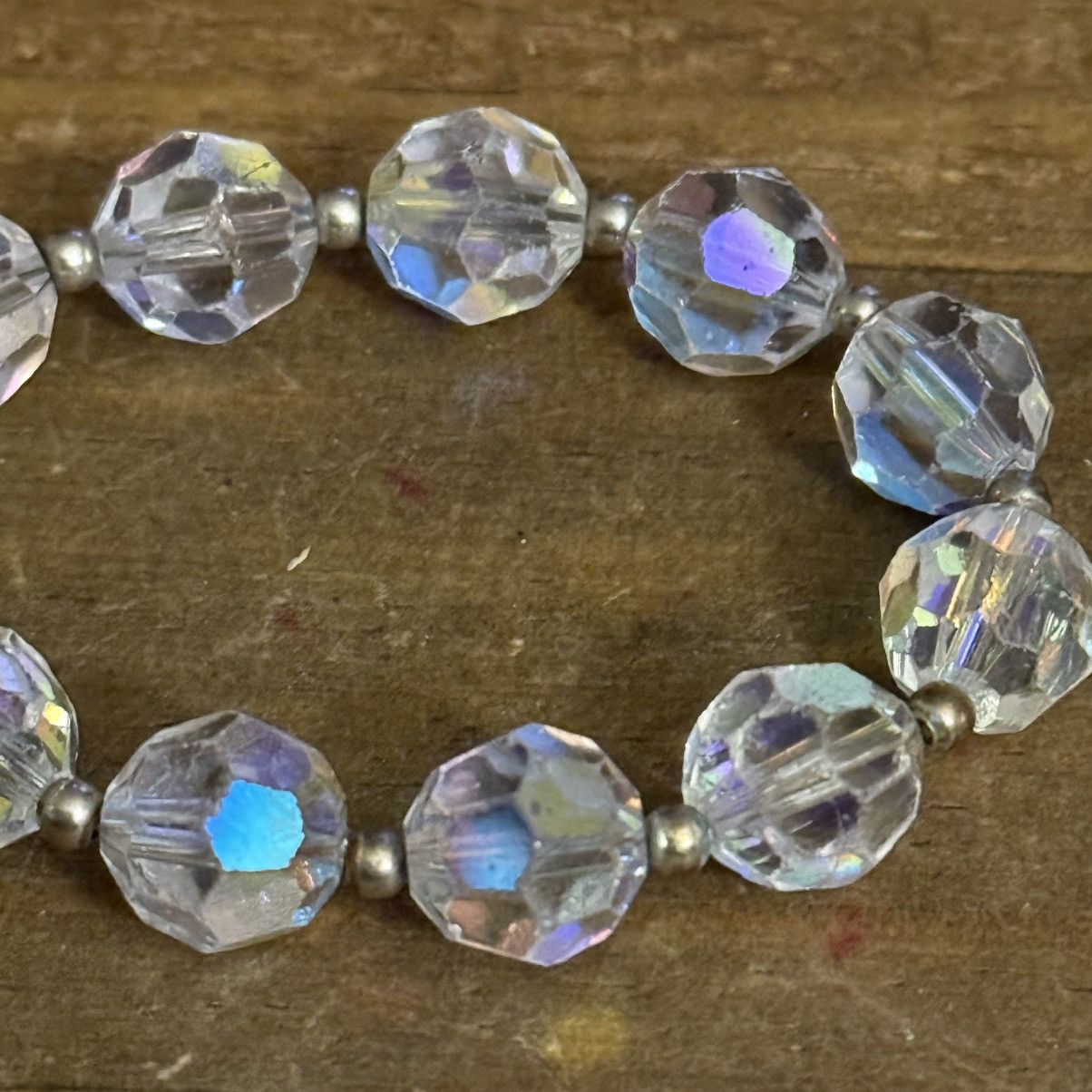 Swarovski Swarovski Aurora Borealis Crystal bead toggle bracelet Size ONE SIZE - 2 Thumbnail