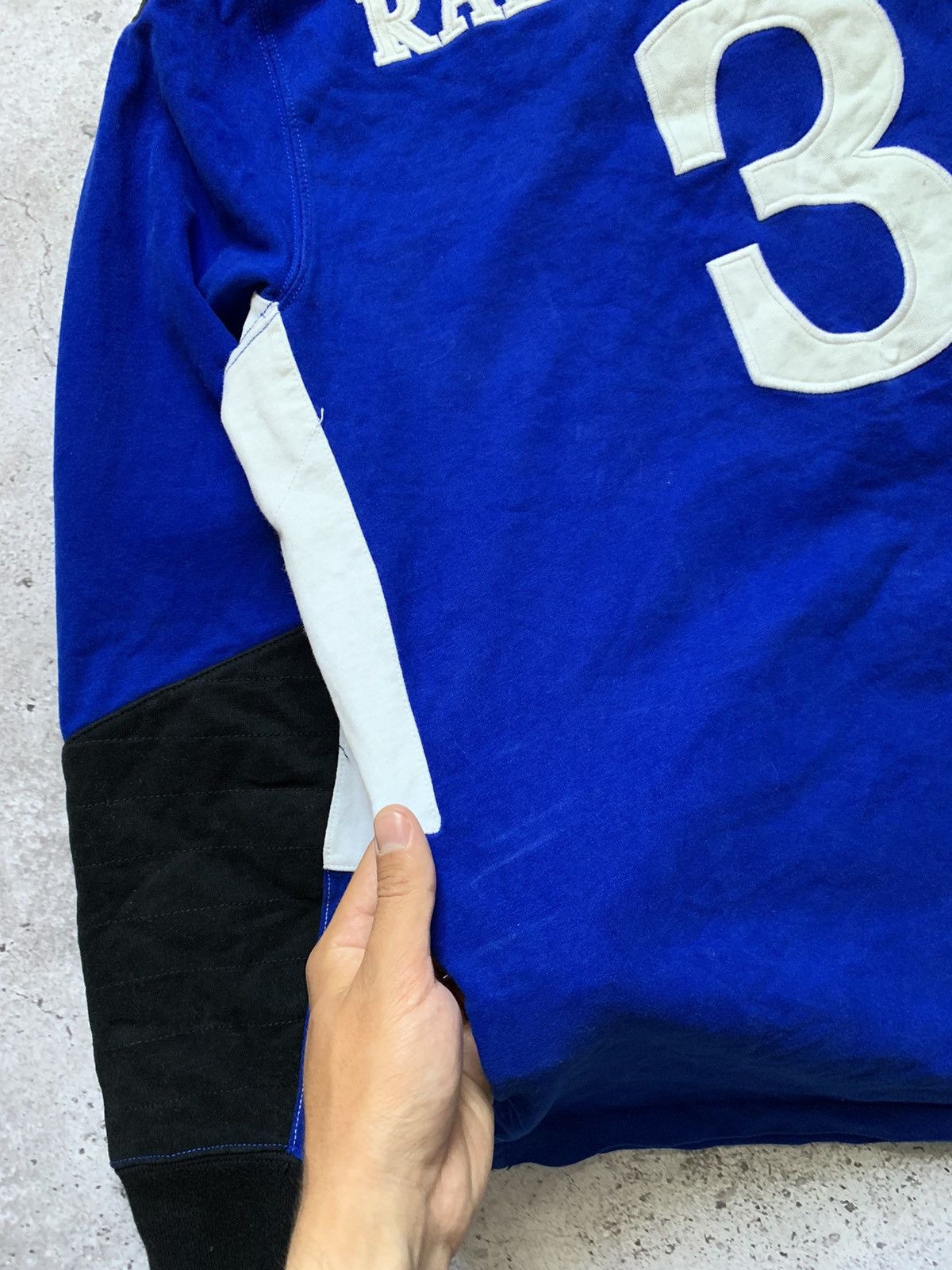 Polo Ralph Lauren × RRL Ralph Lauren × Vintage VINTAGE RALPH LAUREN #3 BIG LOGO L/S RUGBY POLO T-SHIRT Size US L / EU 52-54 / 3 - 9 Thumbnail