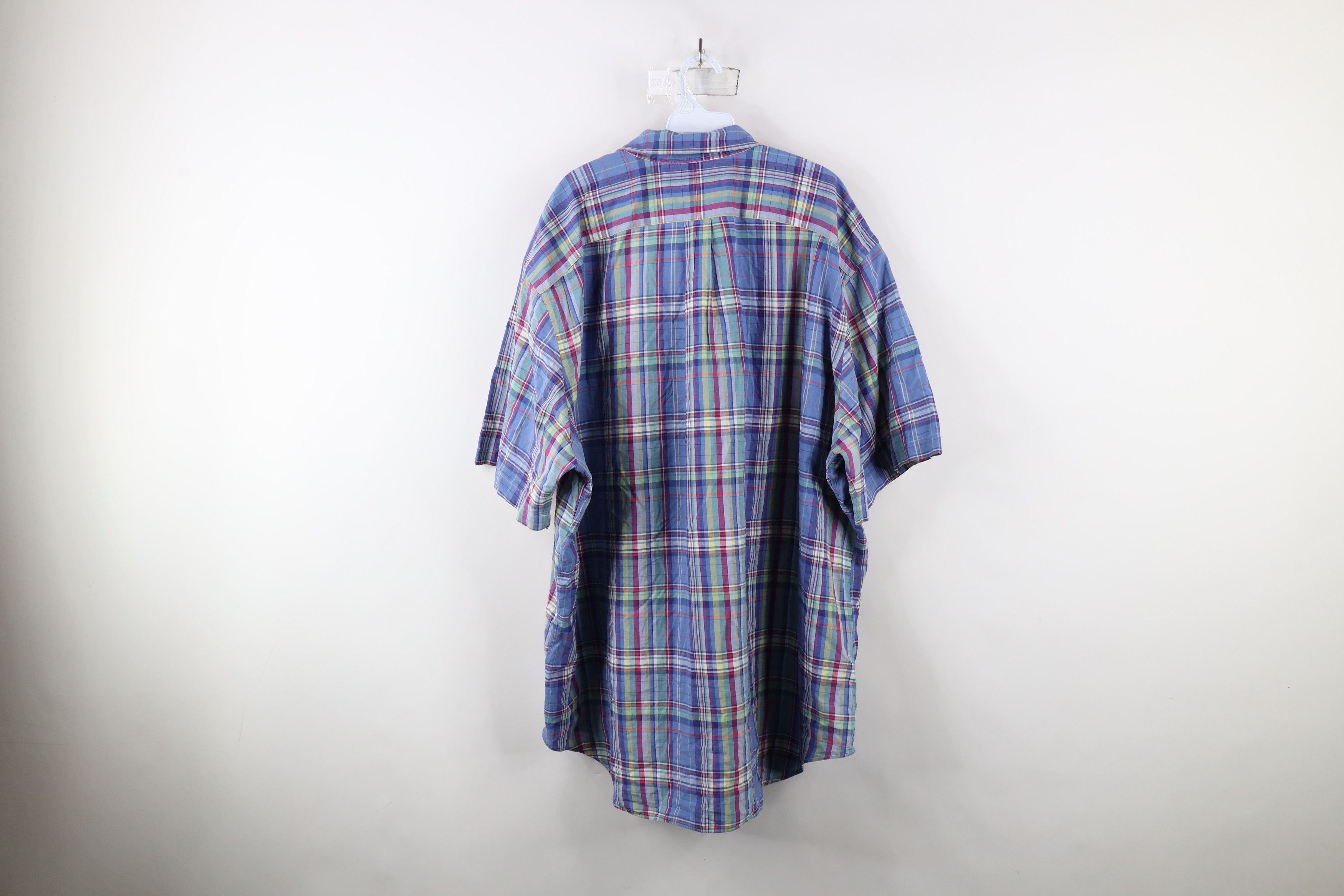 Polo Ralph Lauren Vintage 90s Ralph Lauren Plaid Button Down Shirt Cotton Size US XXL / EU 58 / 5 - 9 Thumbnail