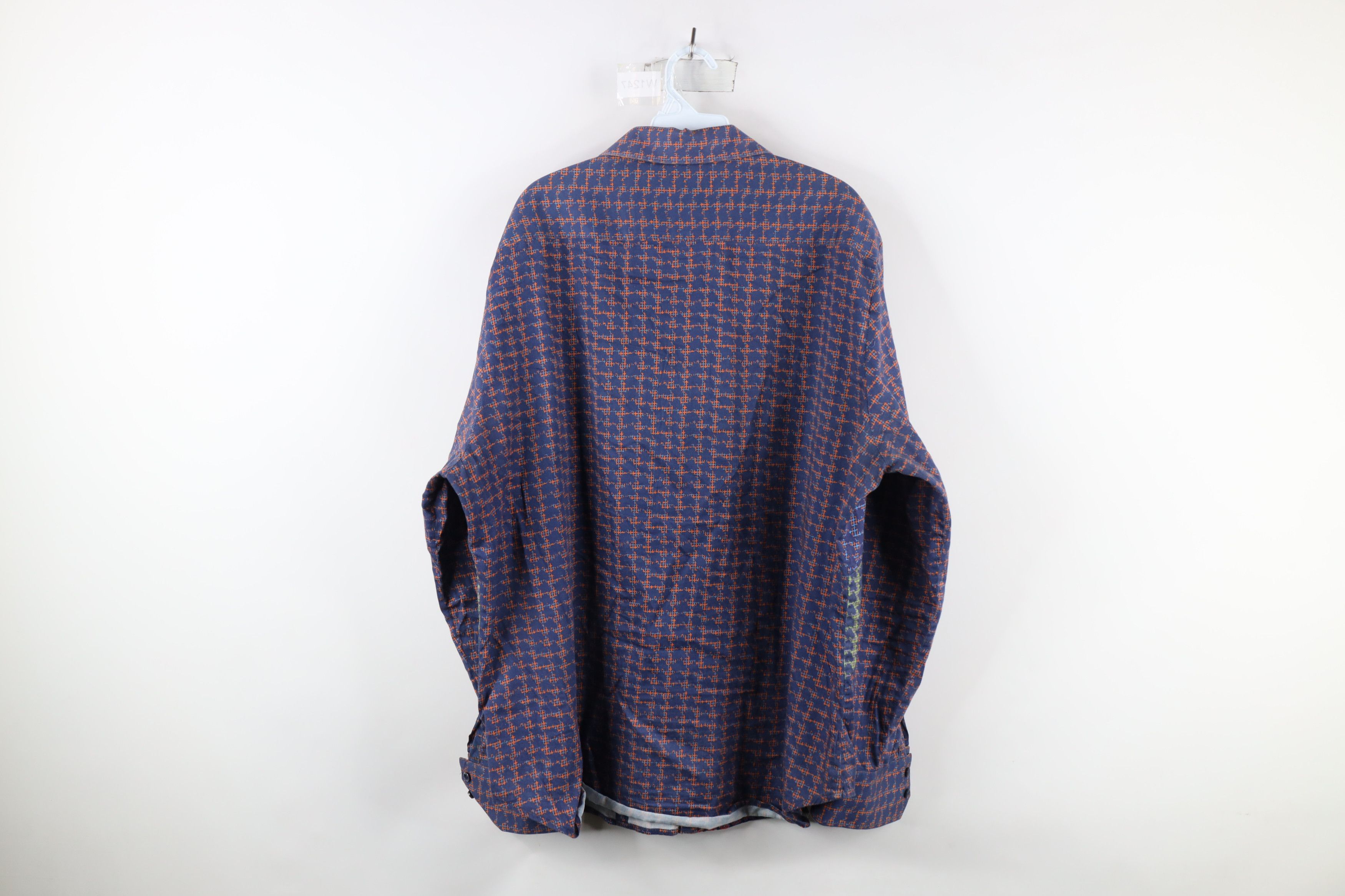 Robert Graham × Vintage Robert Graham Rainbow Patchwork Houndstooth Button Shirt Size US XXL / EU 58 / 5 - 11 Thumbnail