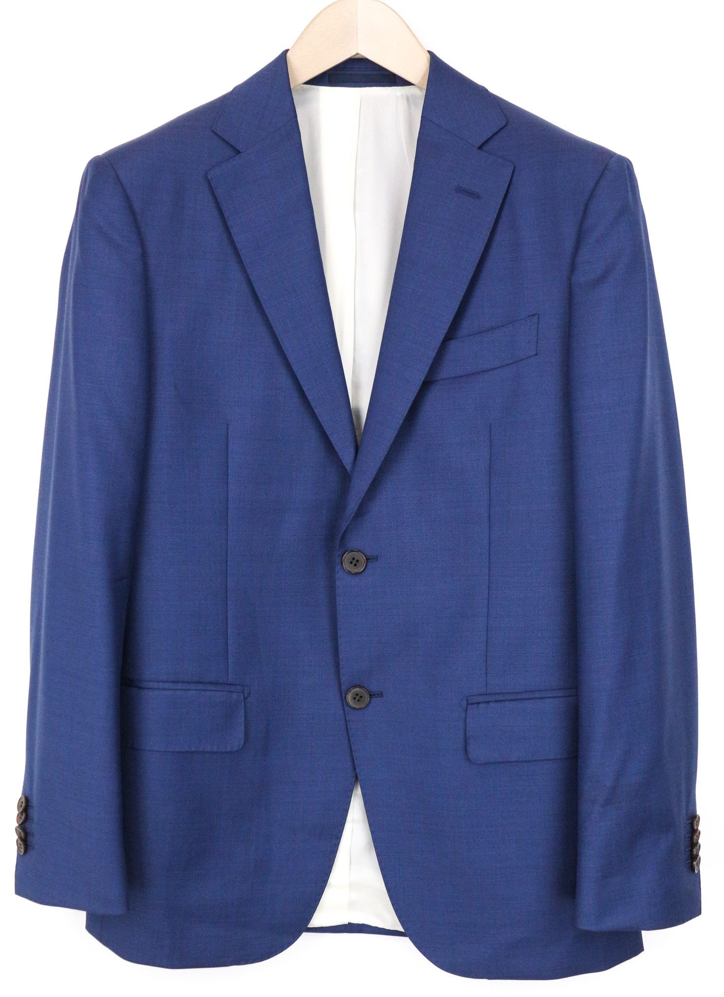 Suitsupply NAPOLI UK36R Blue Wool Super 110's Zignone Blazer 75354 Size 36R - 1 Thumbnail