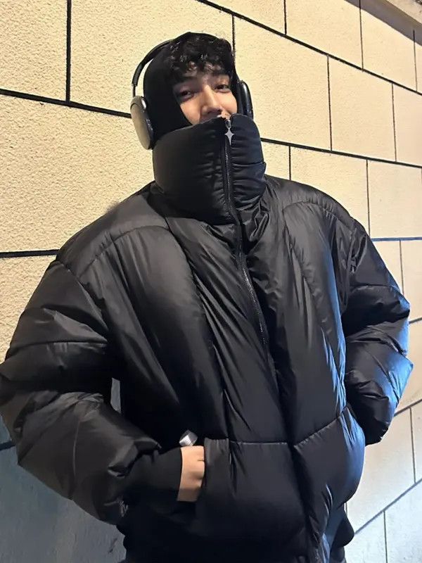 VIBE Black Puffer Jacket Size US L / EU 52-54 / 3 - 6 Thumbnail