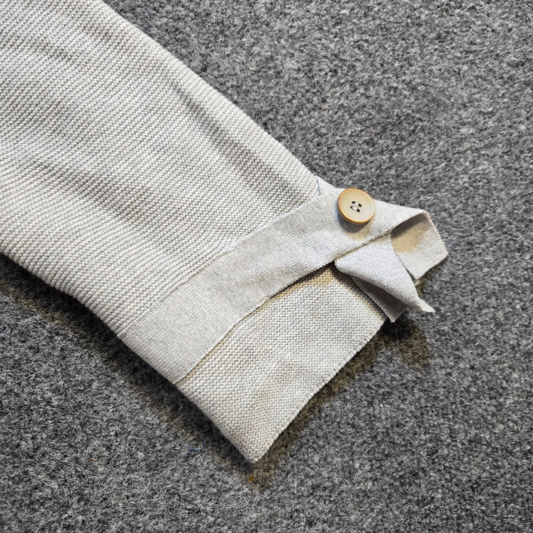 Habitat Habitat Sweat er Womens Large Gray Knit Long Sleeve Bows Lagenlook Casual Top Size L / US 10 / IT 46 - 5 Thumbnail