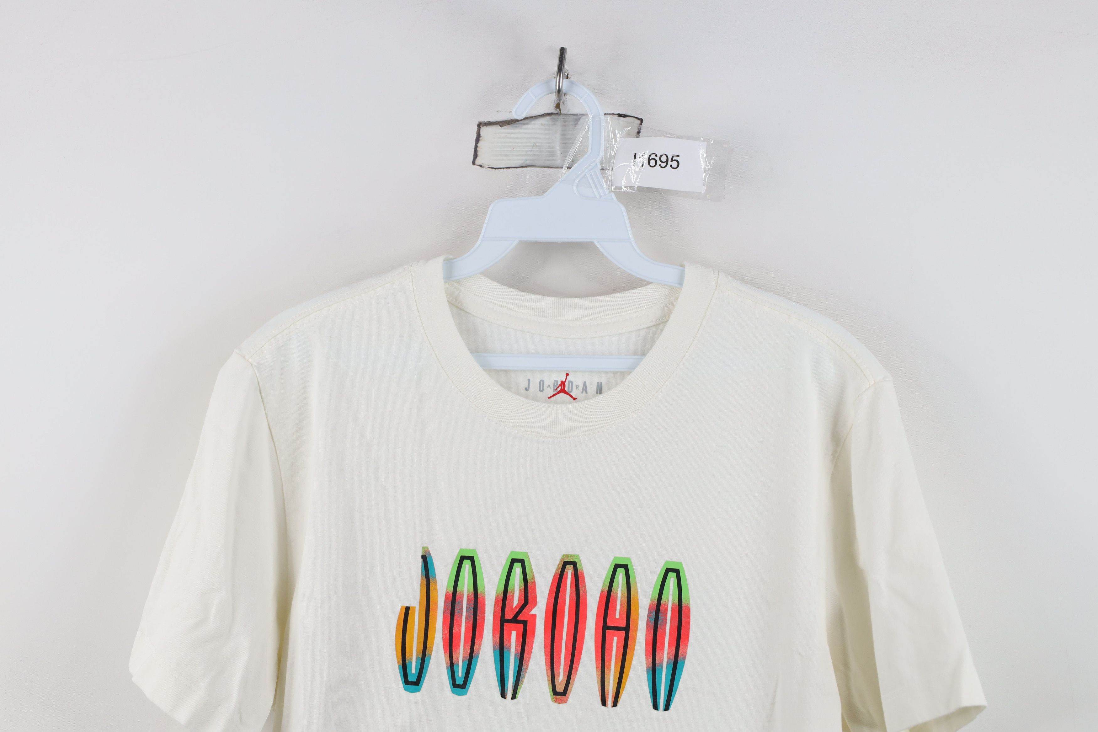 Nike Nike Air Jordan Jumpman Short Sleeve T-Shirt White Cotton Size US S / EU 44-46 / 1 - 2 Thumbnail