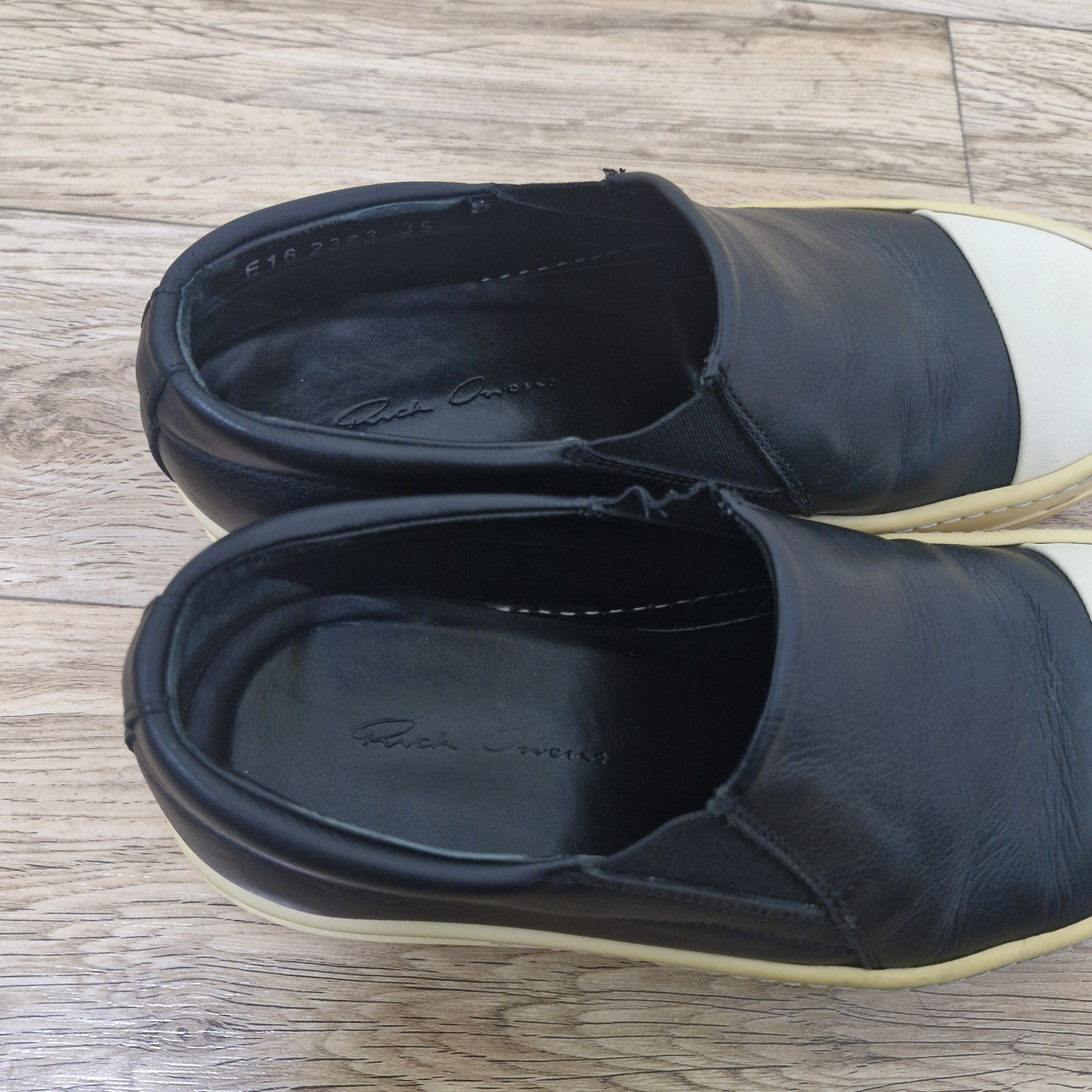 Rick Owens RICK OWENS Mainline Ramones Leather Slip Ons Size US 5 / IT 35 - 3 Thumbnail