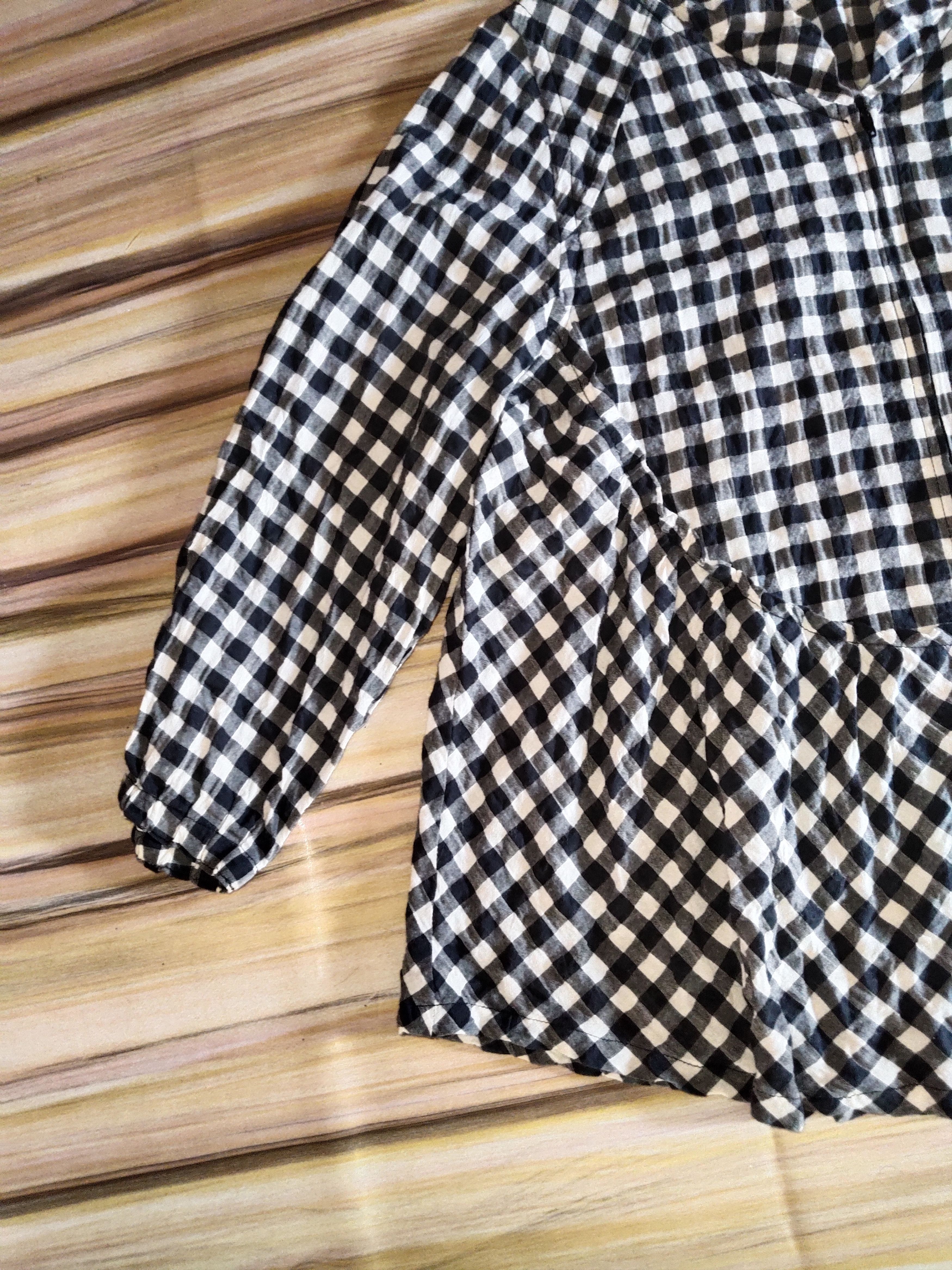 Y's Y's For Living Tartan Blouse (YOHJI YAMAMOTO ) Size S / US 4 / IT 40 - 7 Thumbnail