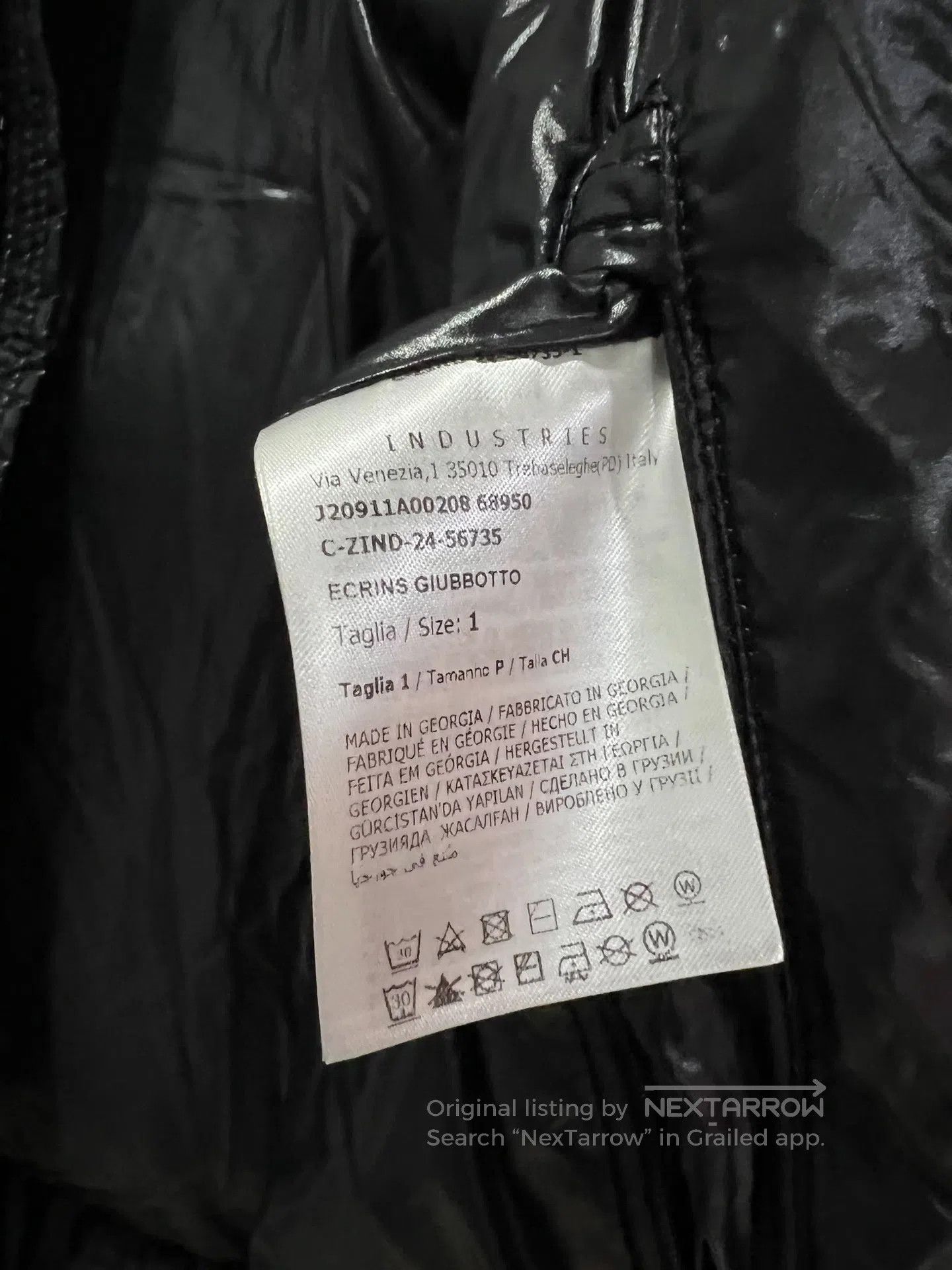 Moncler Moncler Ecrins Sleeve-embroidered down jacket| Size US S / EU 44-46 / 1 - 7 Thumbnail