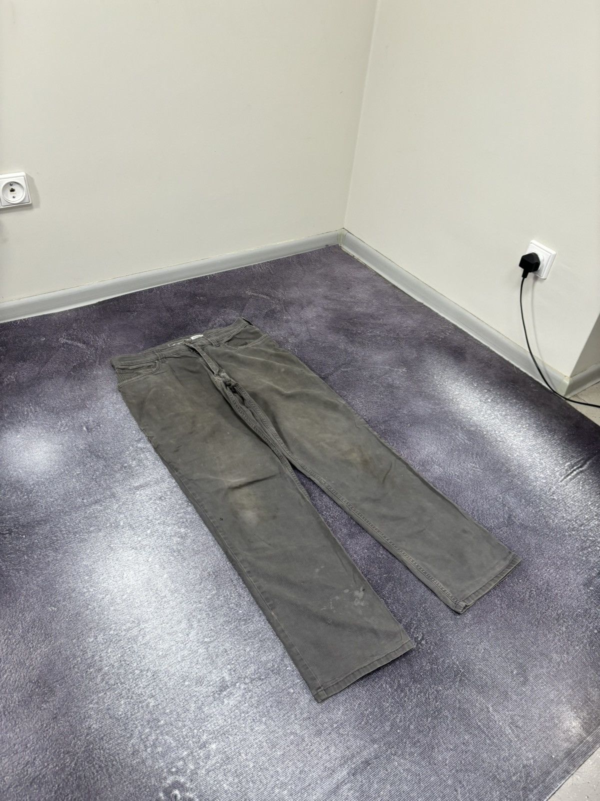 Carhartt Vintage Carhartt USA Gray Y2K Work Hype Pants Jeans Size US 32 / EU 48 - 8 Thumbnail
