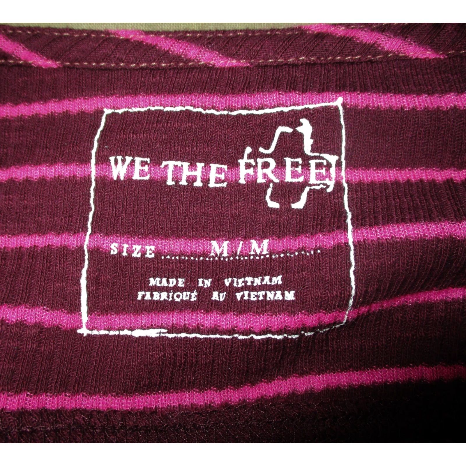 Vintage WE THE FREE Shirt Size M Purple Magenta Cropped Top Size M / US 6-8 / IT 42-44 - 6 Thumbnail