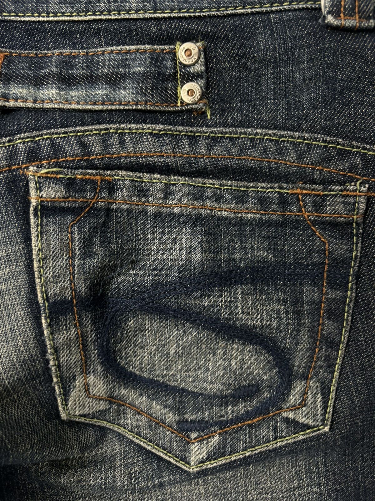Vintage Japanese Brand Flare Wide Leg Distressed Punk Jeans