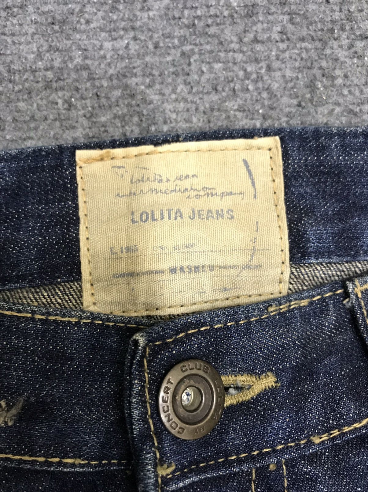 Seditionaries 💥VERYRARE💥LOLITA SKULL SHORT MUDWASH DISTRESSED DENIM F455 Size US 33 - 5 Thumbnail
