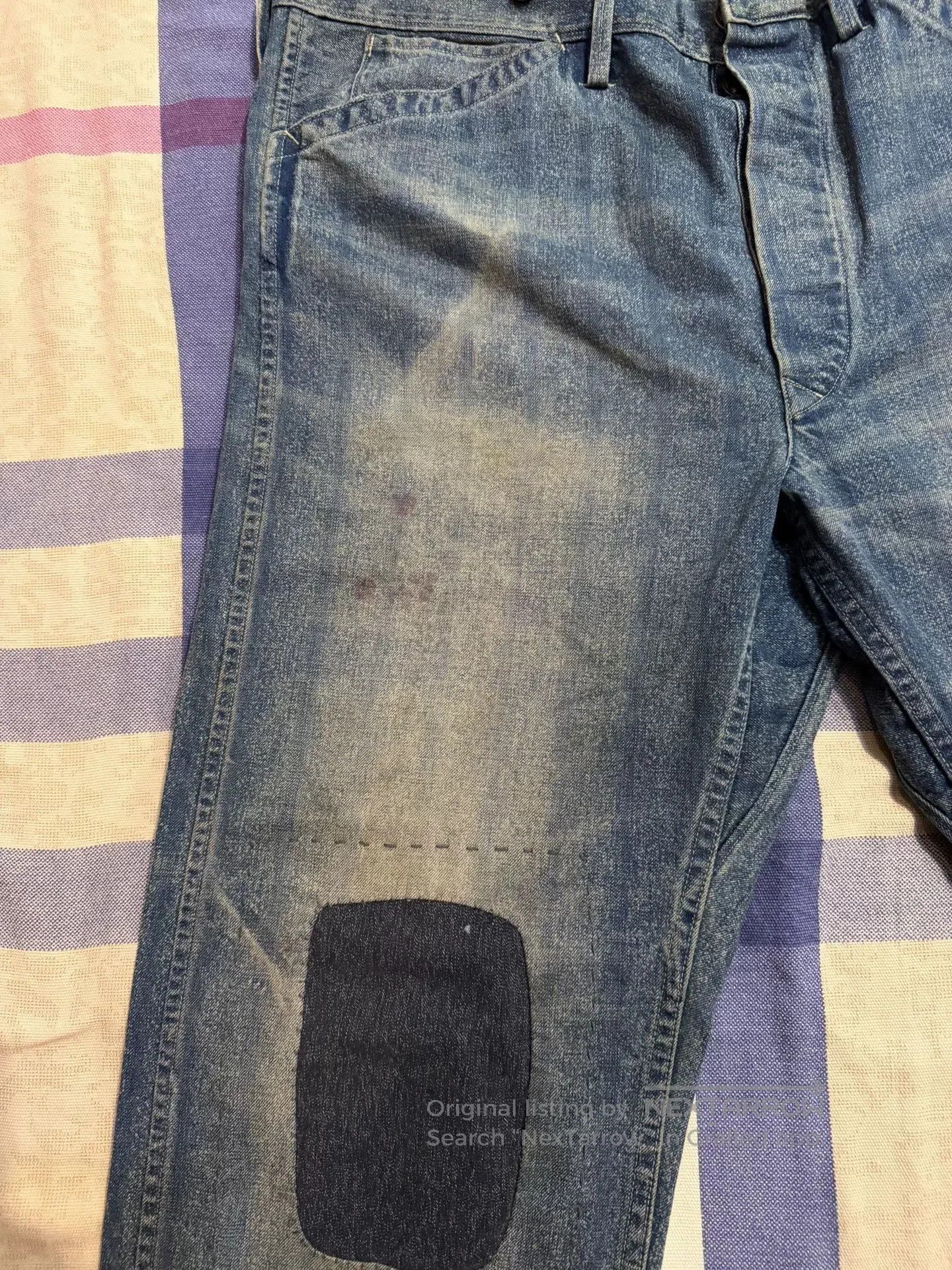 RRL Ralph Lauren RRL Early Washed Distressed Work Pants. Size US 32 / EU 48 - 3 Thumbnail