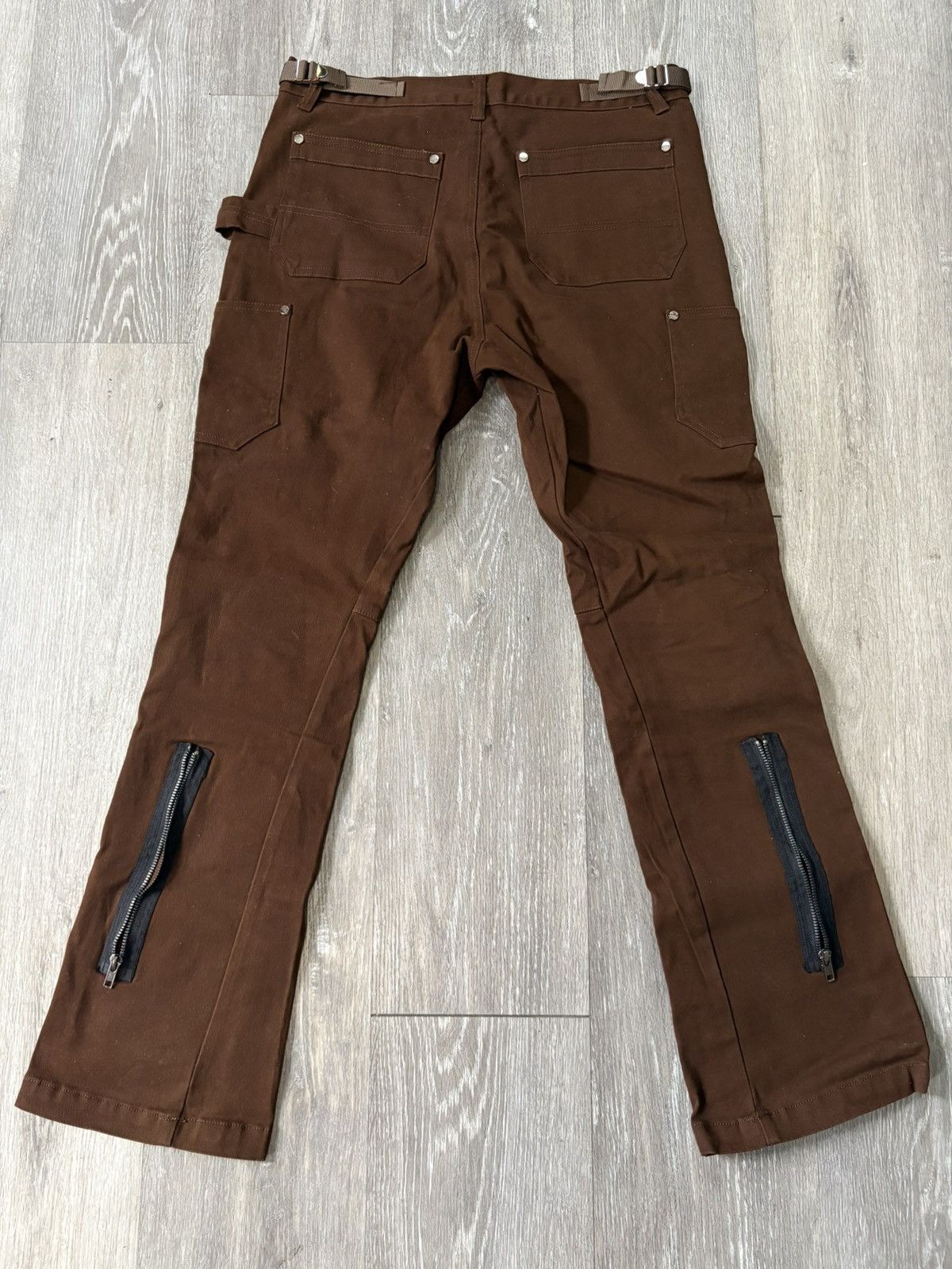 Japanese Brand Flared brown pants Size US 31 - 2 Thumbnail