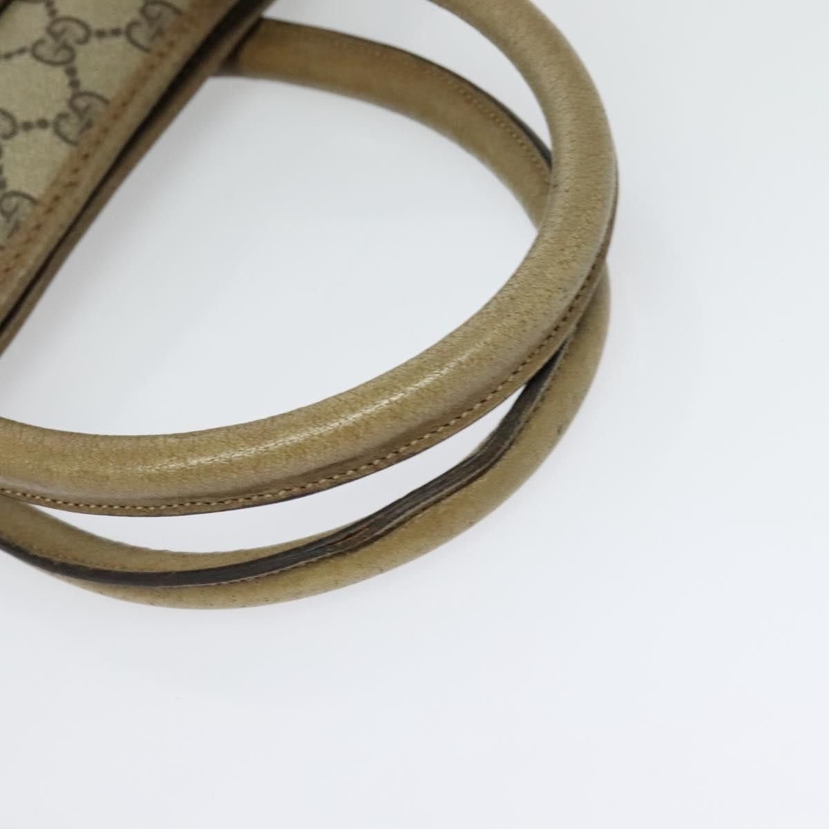 Gucci GUCCI GG Supreme Hand Bag Pvc Vintage Beige Gold Size ONE SIZE - 7 Thumbnail