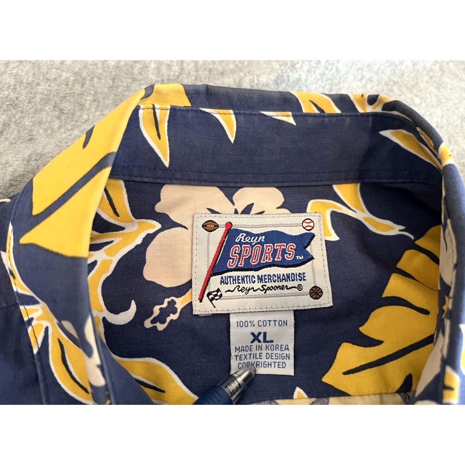 Reyn Spooner VINTAGE Reyn Spooner Button-Up Hawaiian Shirt Floral Blue Yellow Mens XL Size US XL / EU 56 / 4 - 2 Thumbnail