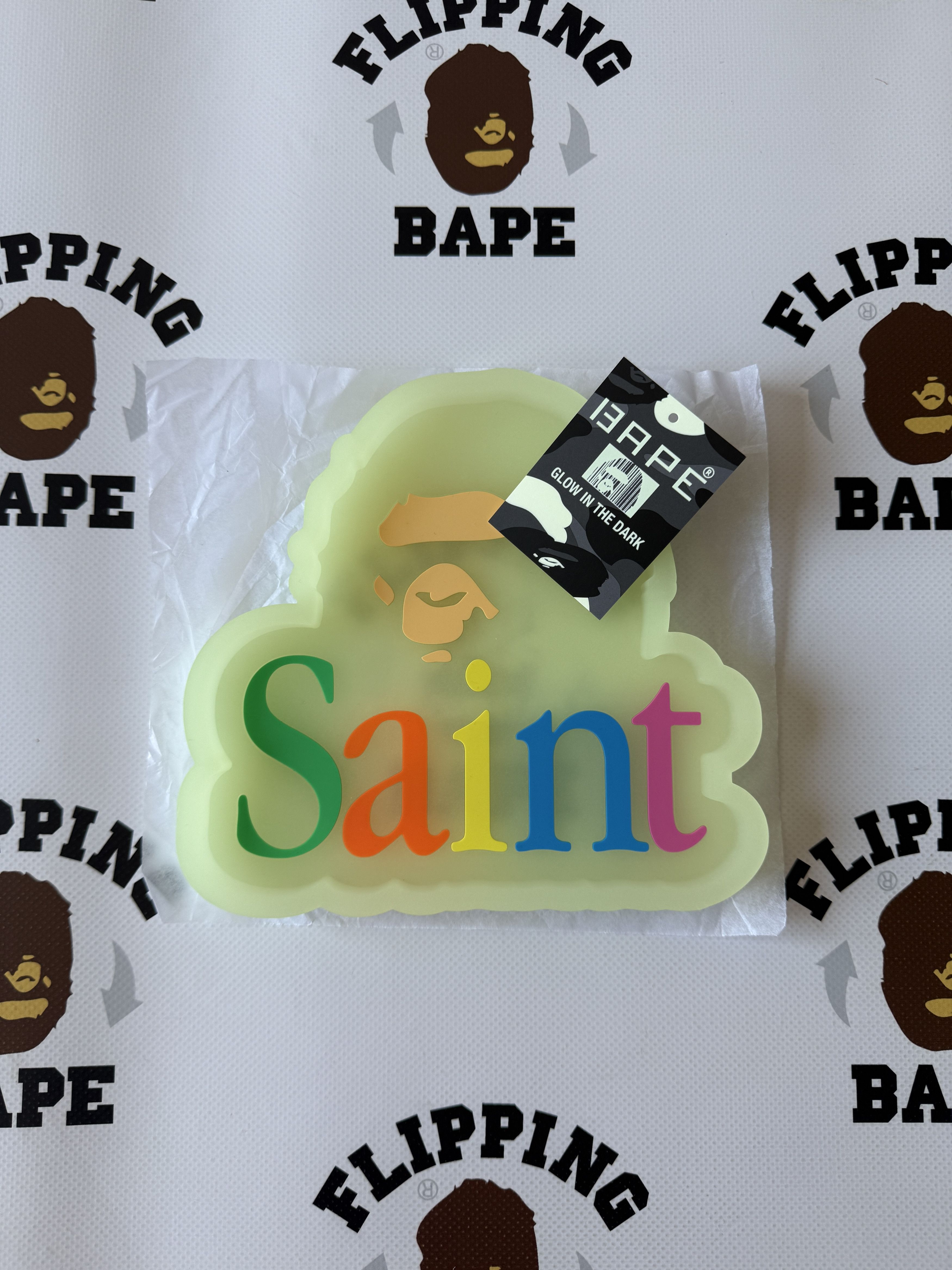 Bape × Saint Michael BAPE X SAINT MXXXXXX GLOW IN THE DARK TRAY Size ONE SIZE - 12 Thumbnail
