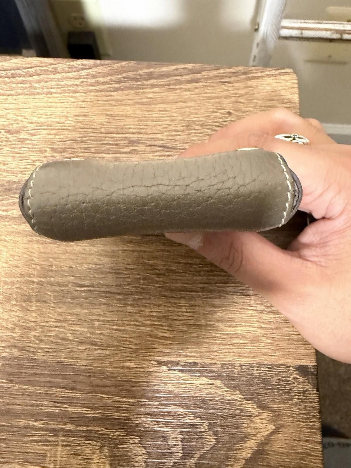 Hermes Hermes Gray Pebbled Leather Cigarette Case Holder Size ONE SIZE - 7 Thumbnail
