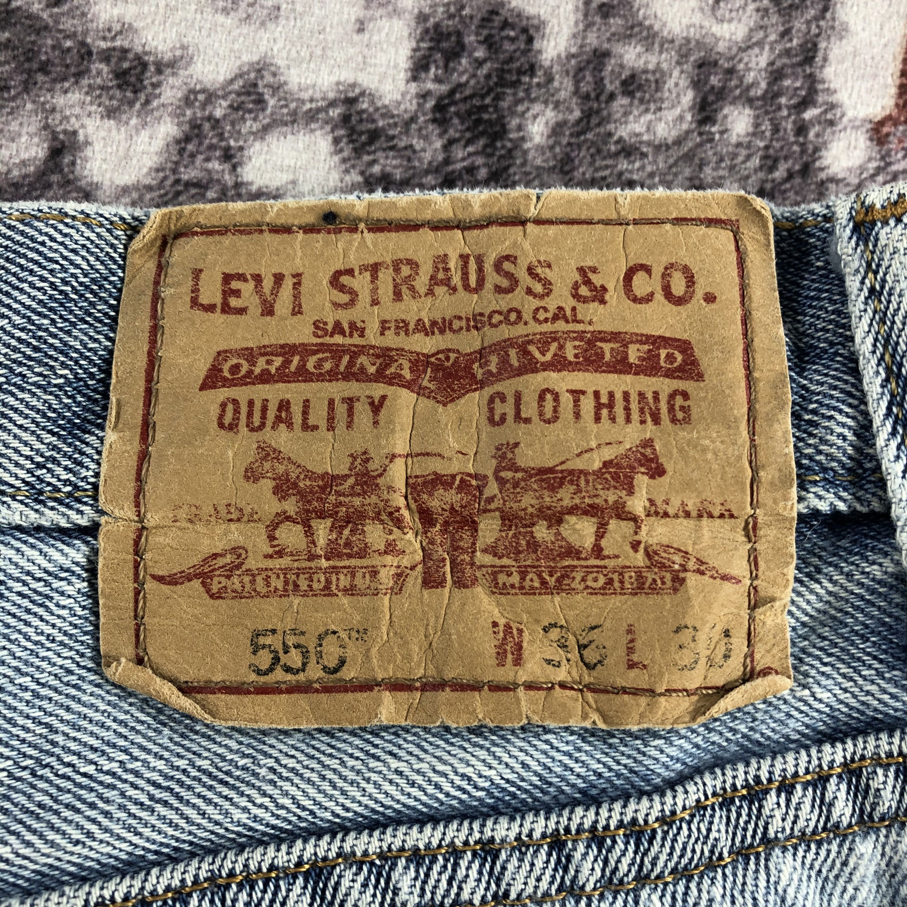 Levi's × Vintage Vintage Light Wash Levis 550 Jeans-JM3079 Size US 35 - 8 Thumbnail