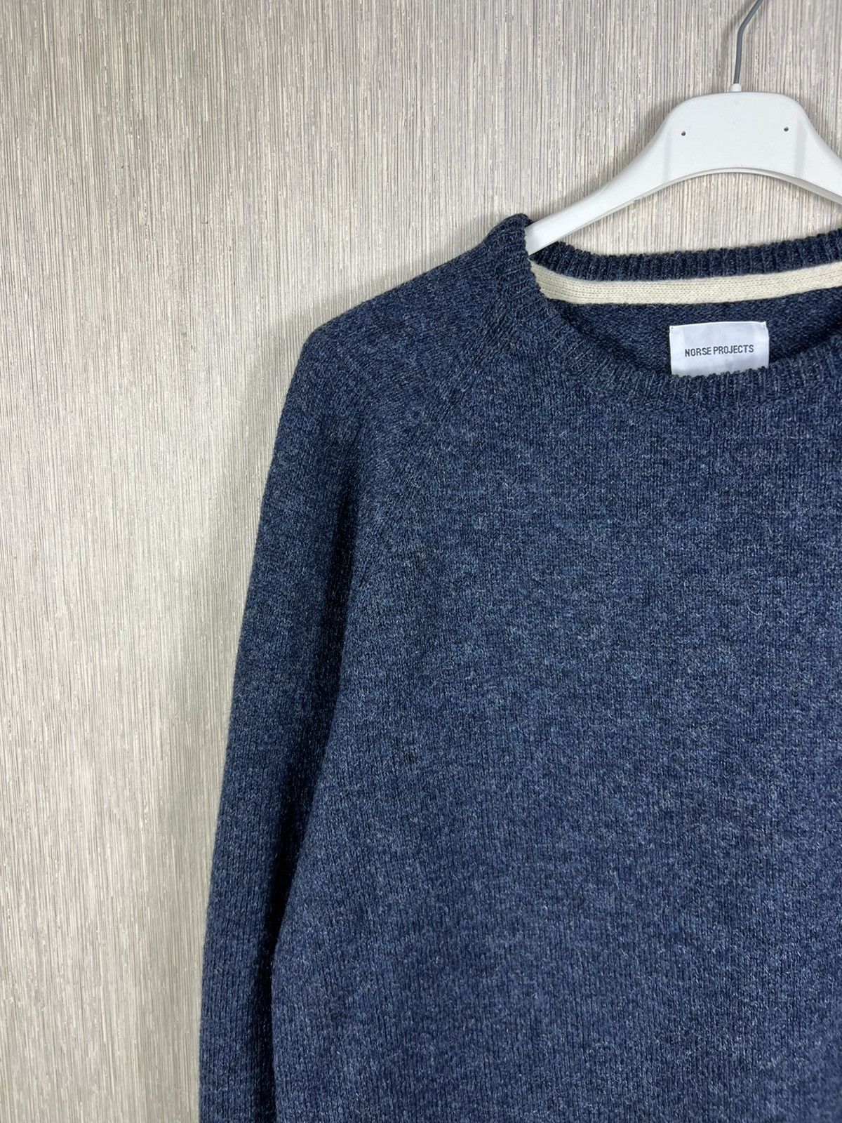 Norse Projects Norse Projects Birnir Shetland sweater casual knit heather Size US XL / EU 56 / 4 - 4 Thumbnail