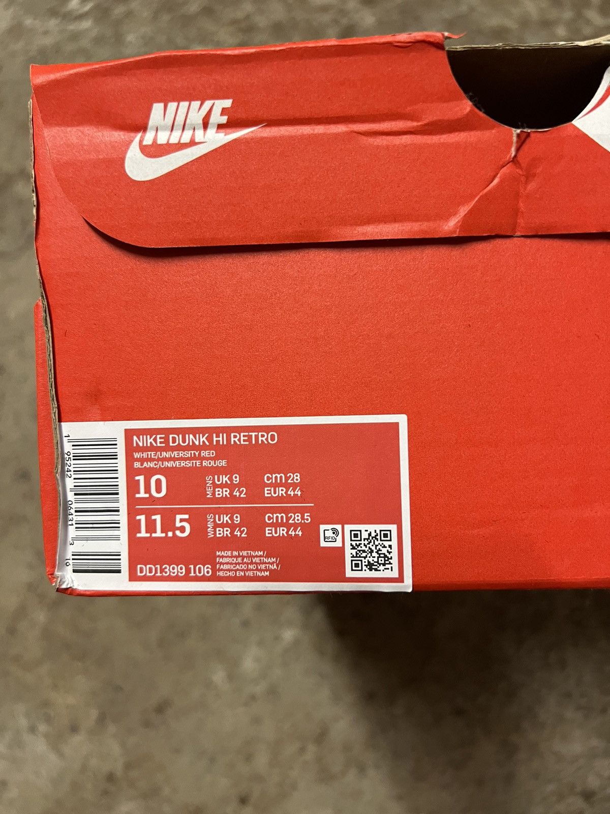 Jordan Brand × NBA × Nike Nike dunk high retro Size US 10 / EU 43 - 15 Thumbnail