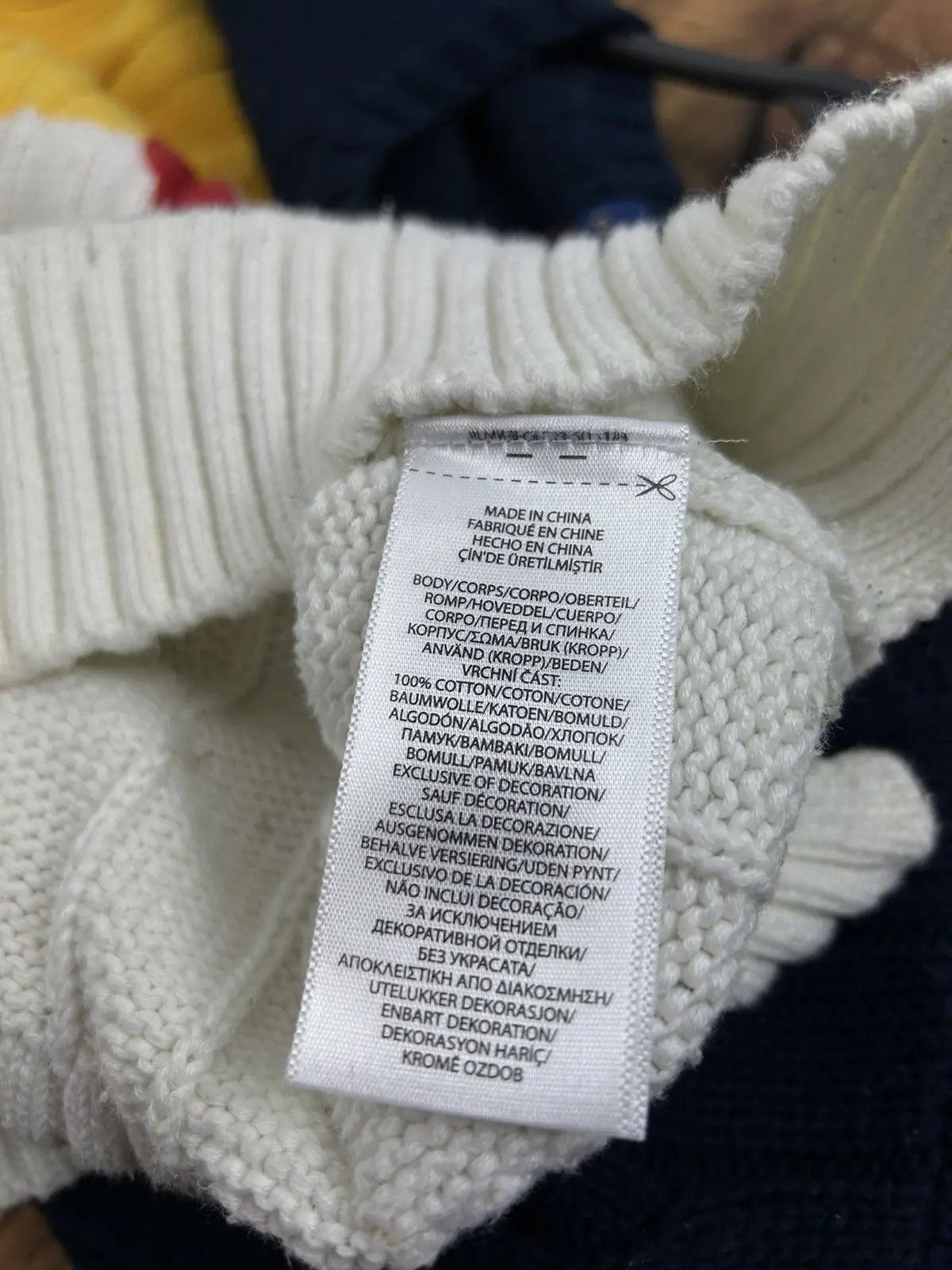 Polo Ralph Lauren Ralph Lauren P-93 Cable Knit Knitwear Striped Sweater Size US S / EU 44-46 / 1 - 8 Thumbnail