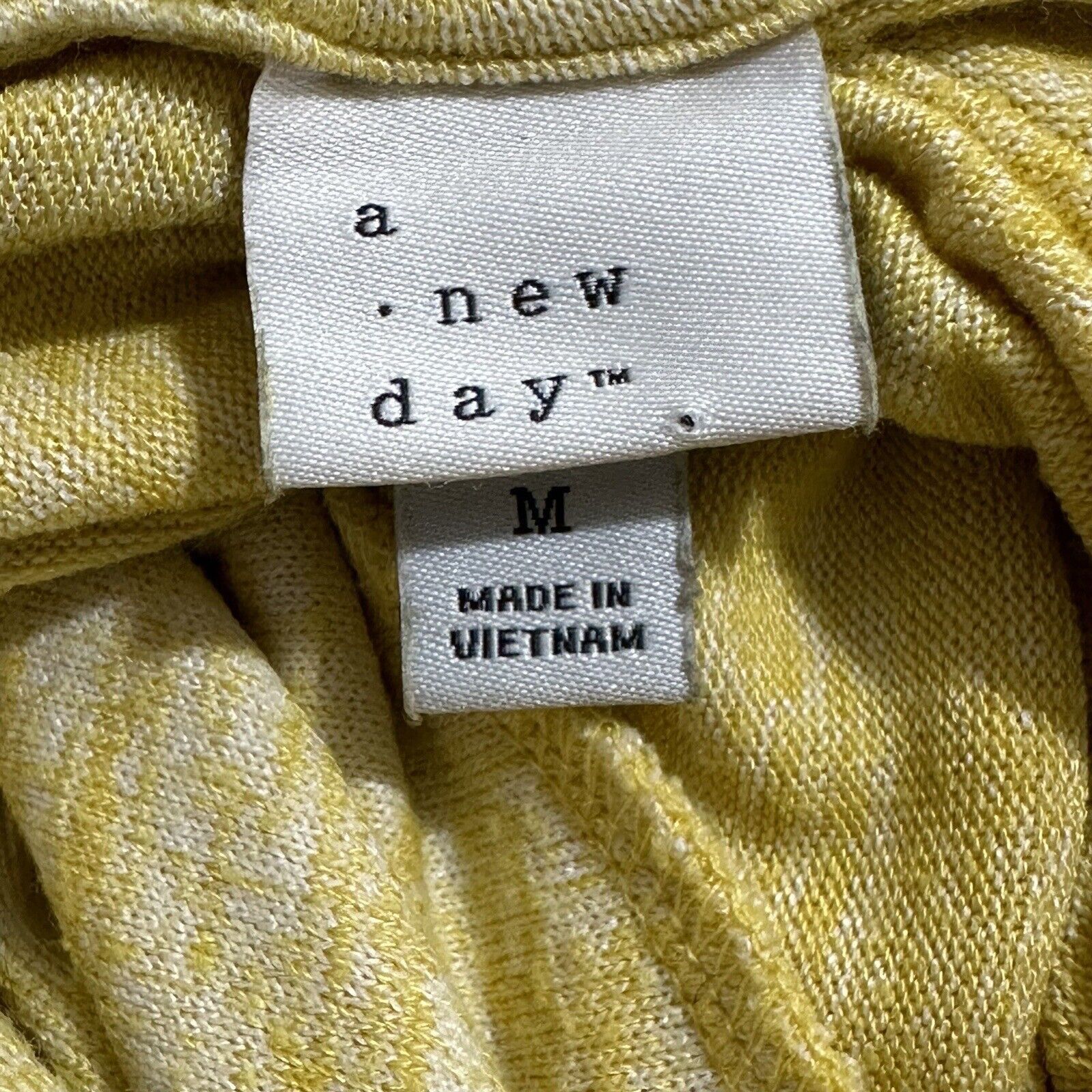 Other A New Day Medium Hoodie Light Yellow Long Sleeve Sweatshirt Size M / US 6-8 / IT 42-44 - 3 Thumbnail