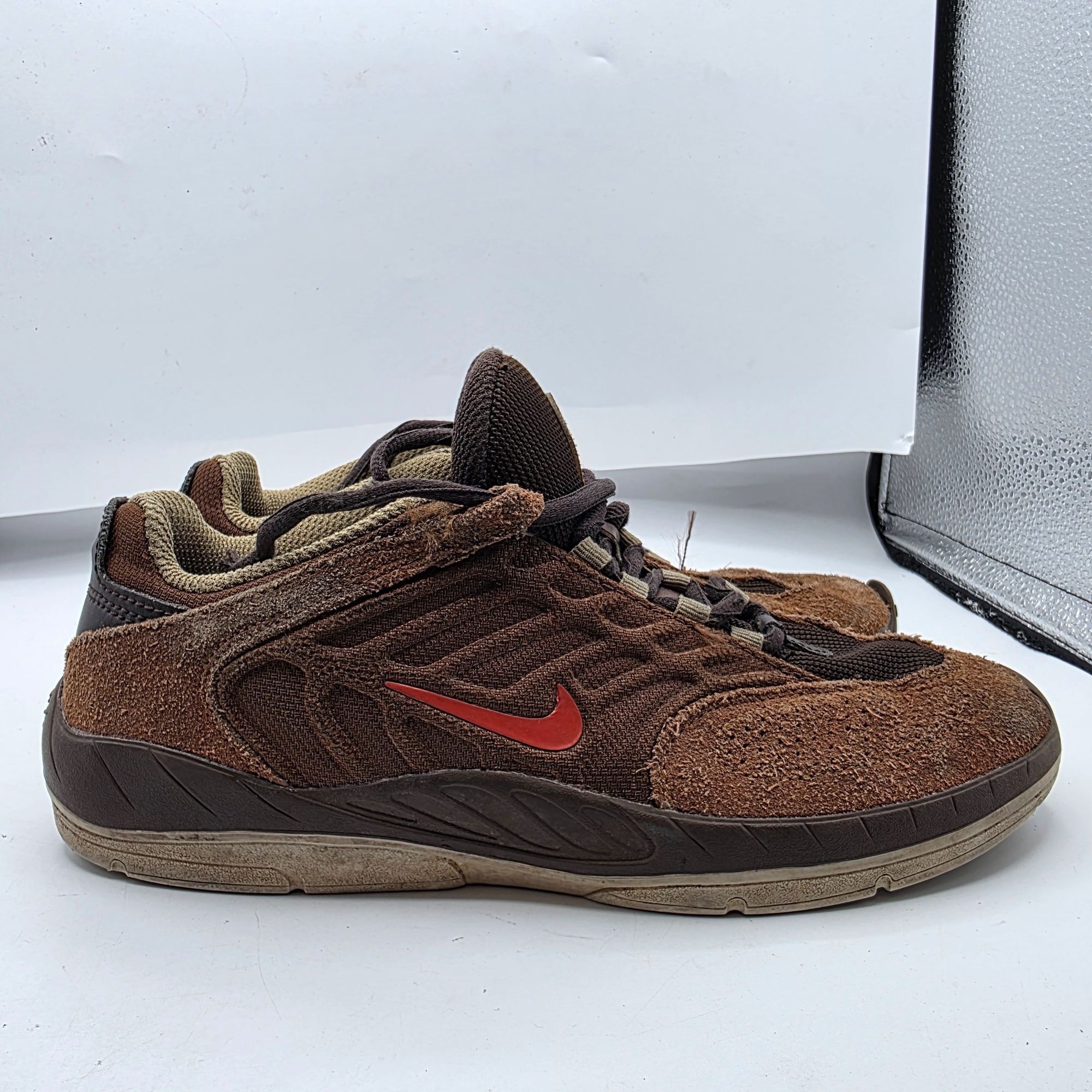 Nike Nike SB Vertebrae Brown Cacao Wow Dragon Red Mens Shoes Size Size US 6.5 / EU 39-40 - 11 Thumbnail