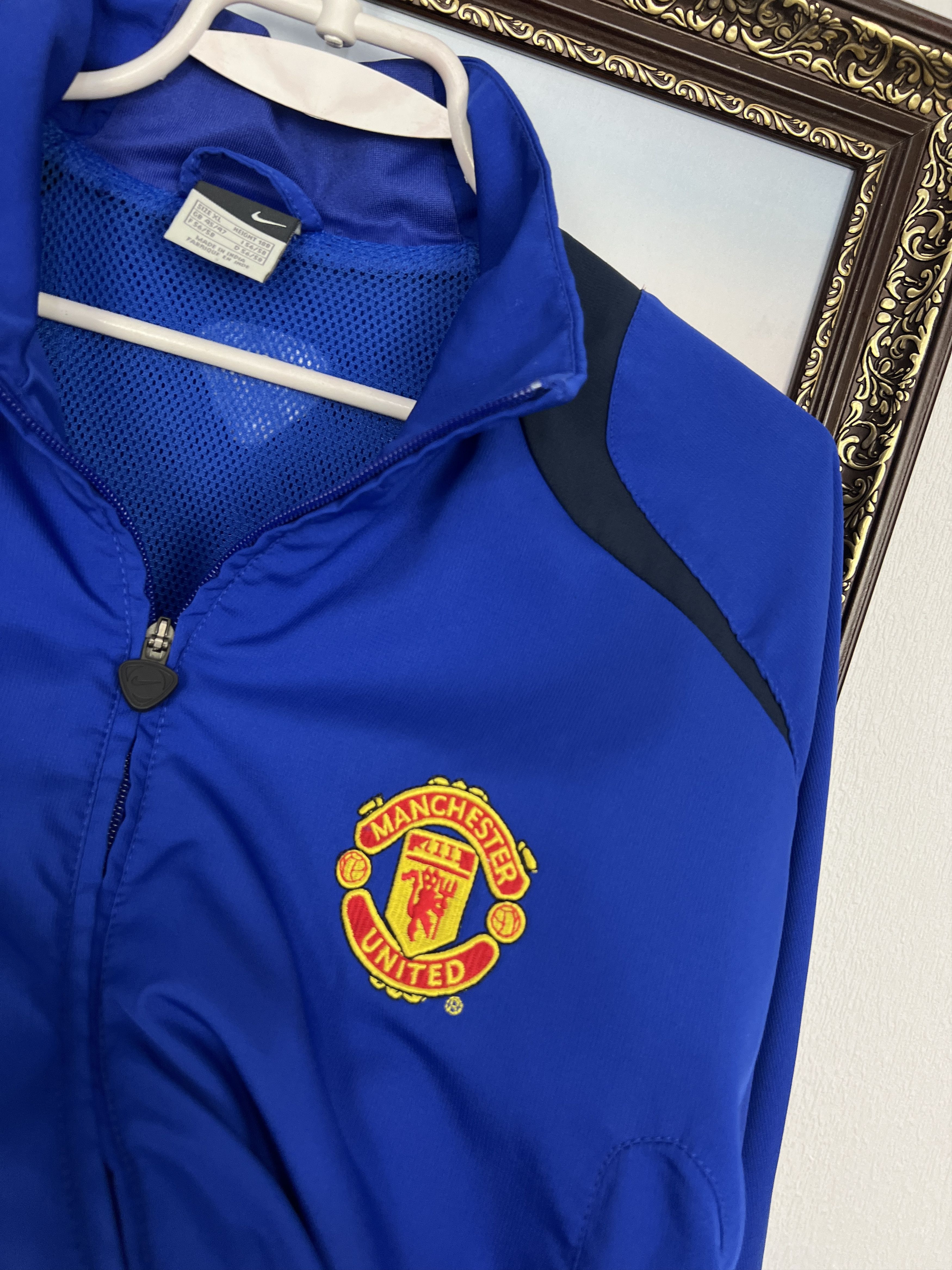 Nike Vintage Nike Manchester United Football Jacket Soccer Size US XL / EU 56 / 4 - 3 Thumbnail