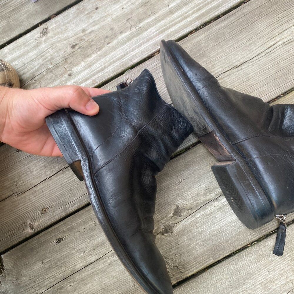 Strateas Carlucci × Vintage Vintage Strategia Guanto Jenny Leather Boots Size 6 Size US 6 / IT 36 - 6 Thumbnail