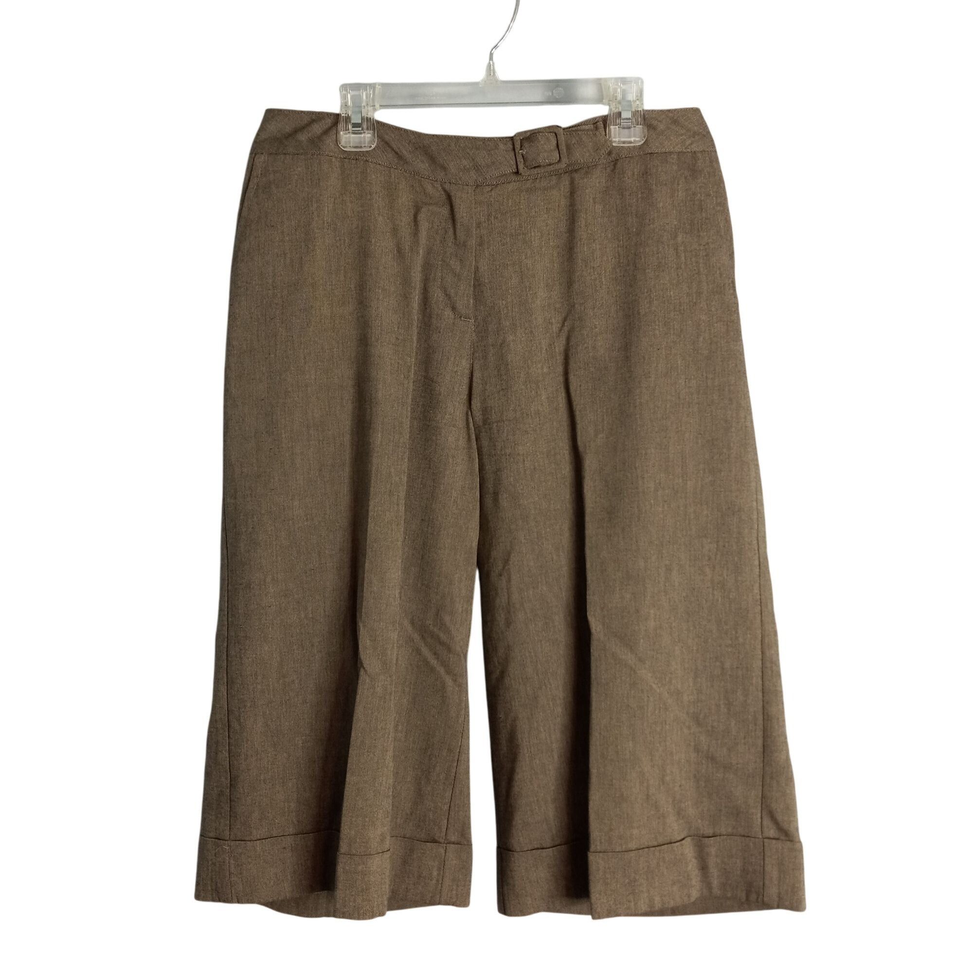 J. Jill J.Jill Size 6P Cropped Pants Womens Brown Wool Blend Petite Size 30" / US 8 / IT 44 - 1 Thumbnail