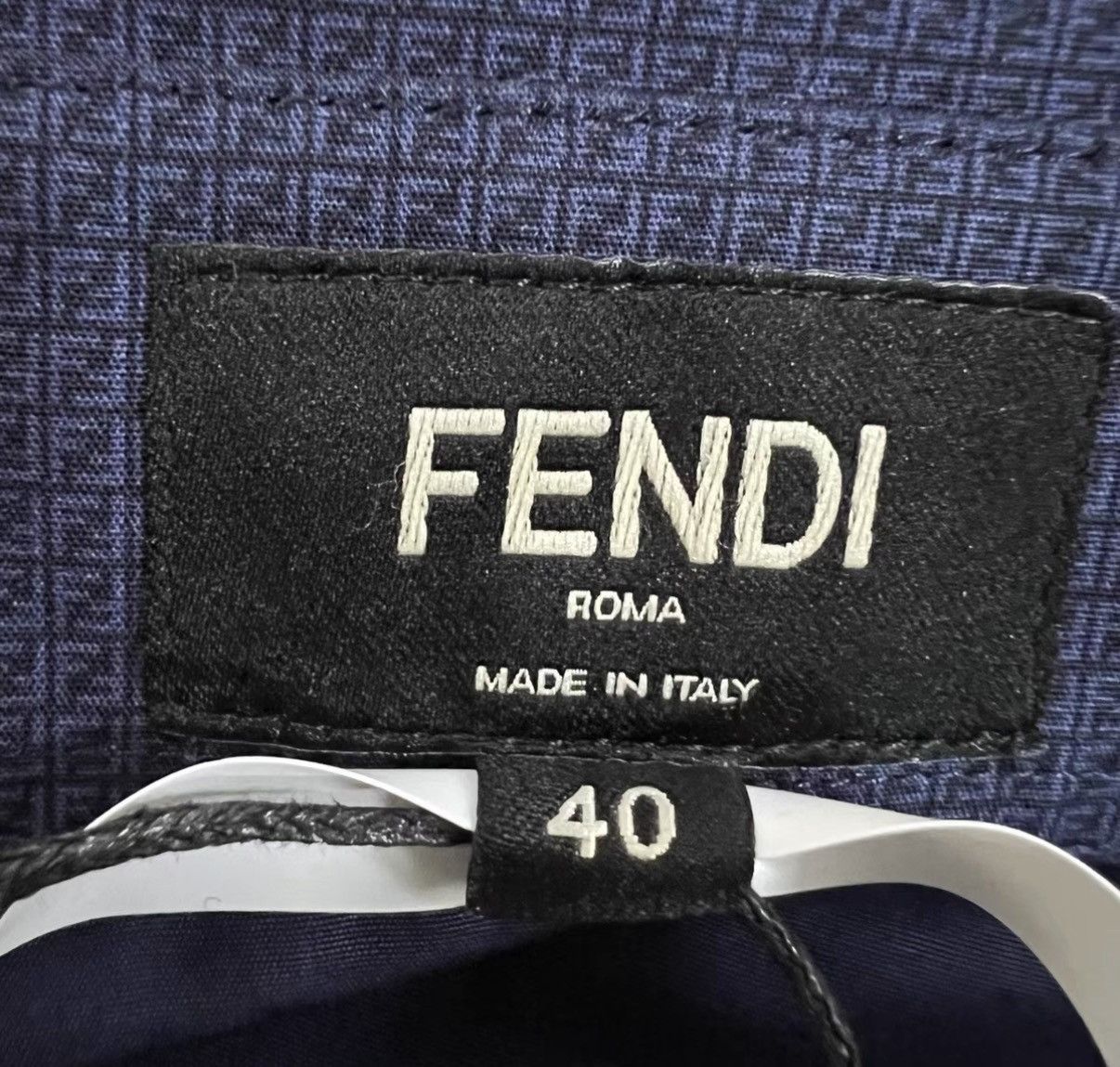 Fendi Fendi Shirt with Double F Print on Collar J41 Size US XXS / EU 40 - 5 Thumbnail