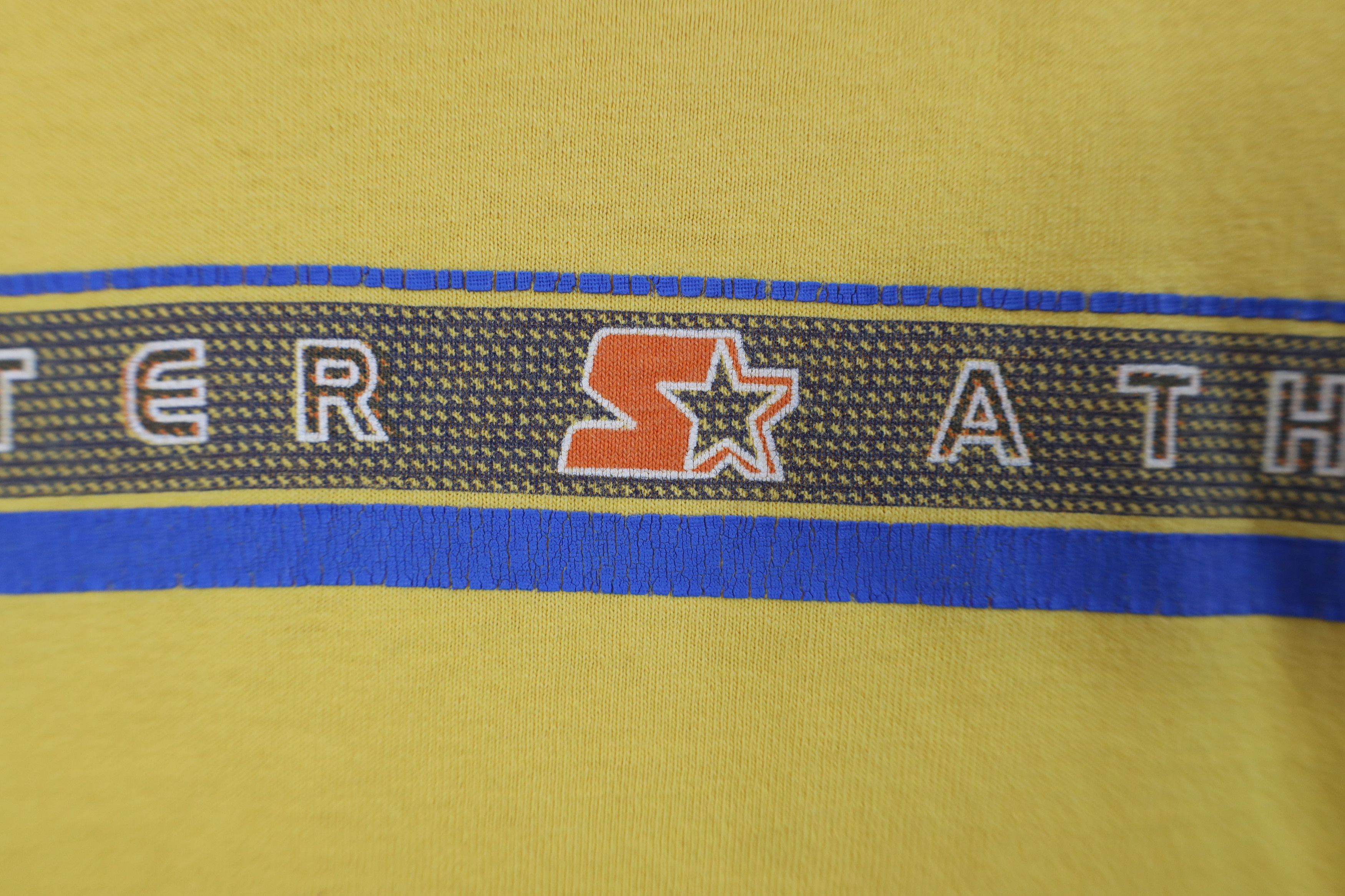 Starter Vintage 90s Starter Spell Out Long Sleeve T-Shirt Yellow Size US XS / EU 42 / 0 - 5 Thumbnail