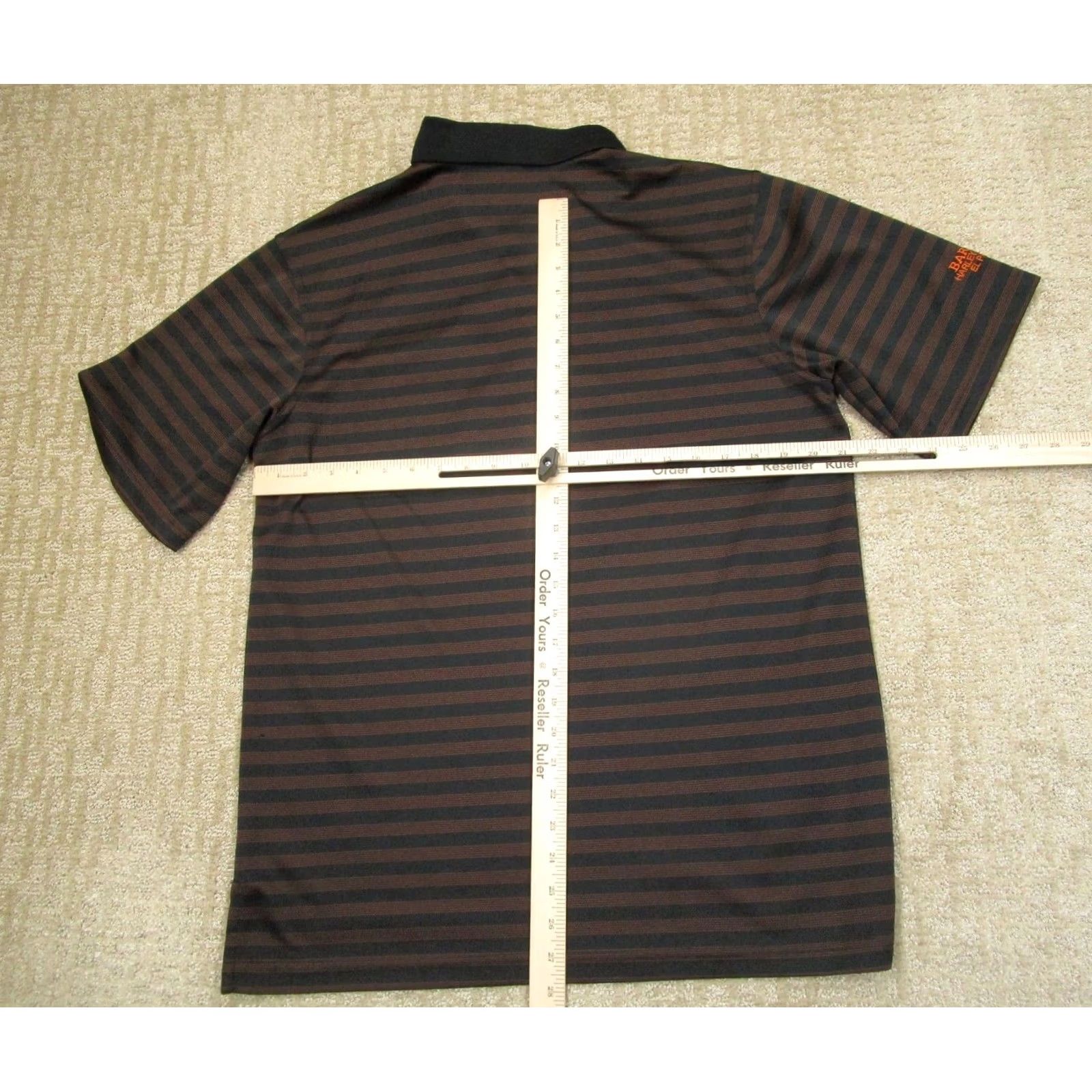 Harley Davidson Harley-Davidson Polo Shirt Men Large Black Striped Logo Polo Shirt Men L Black Striped Logo Size US L / EU 52-54 / 3 - 6 Thumbnail