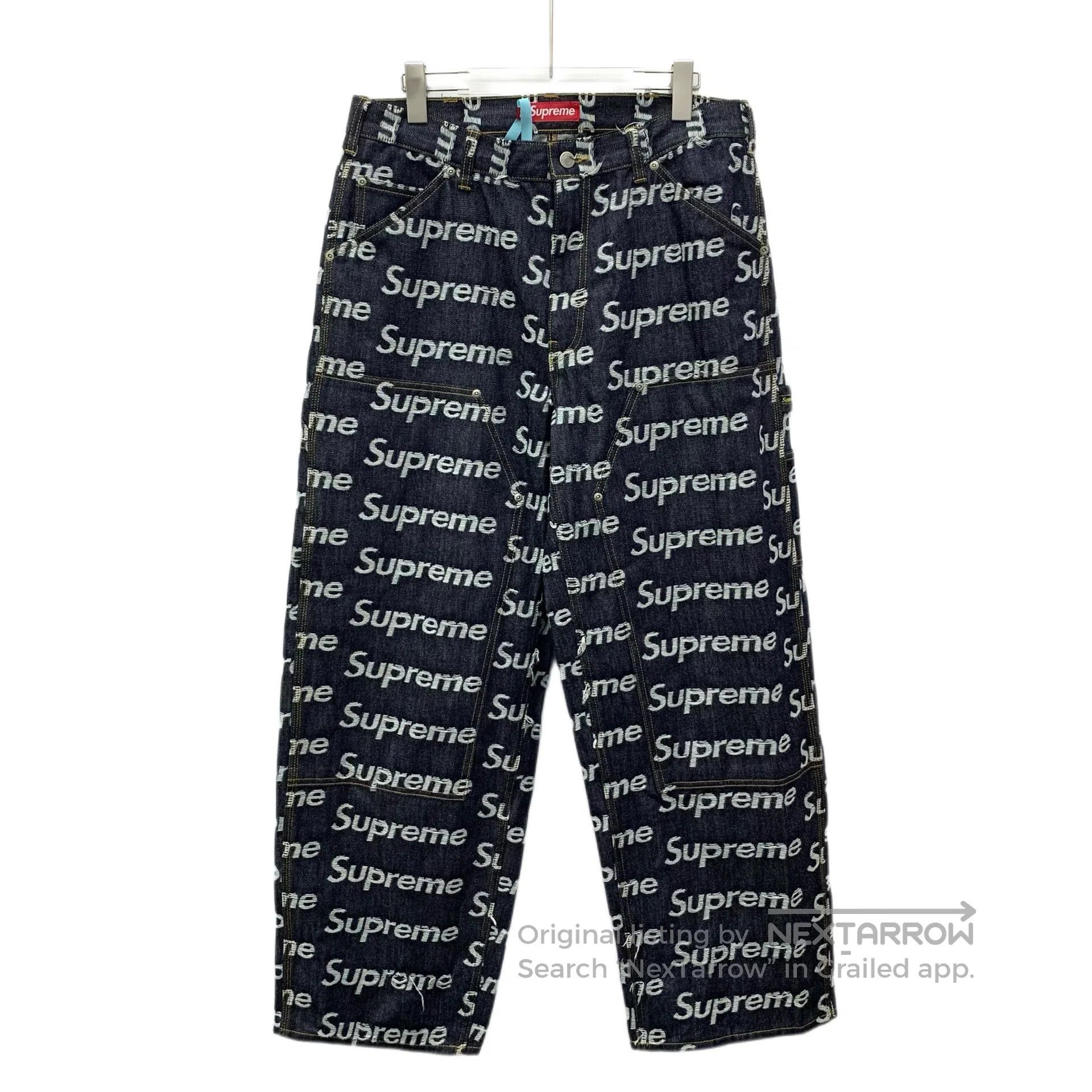 Supreme Supreme S Logo Rigid Baggy Jean Black | Grailed