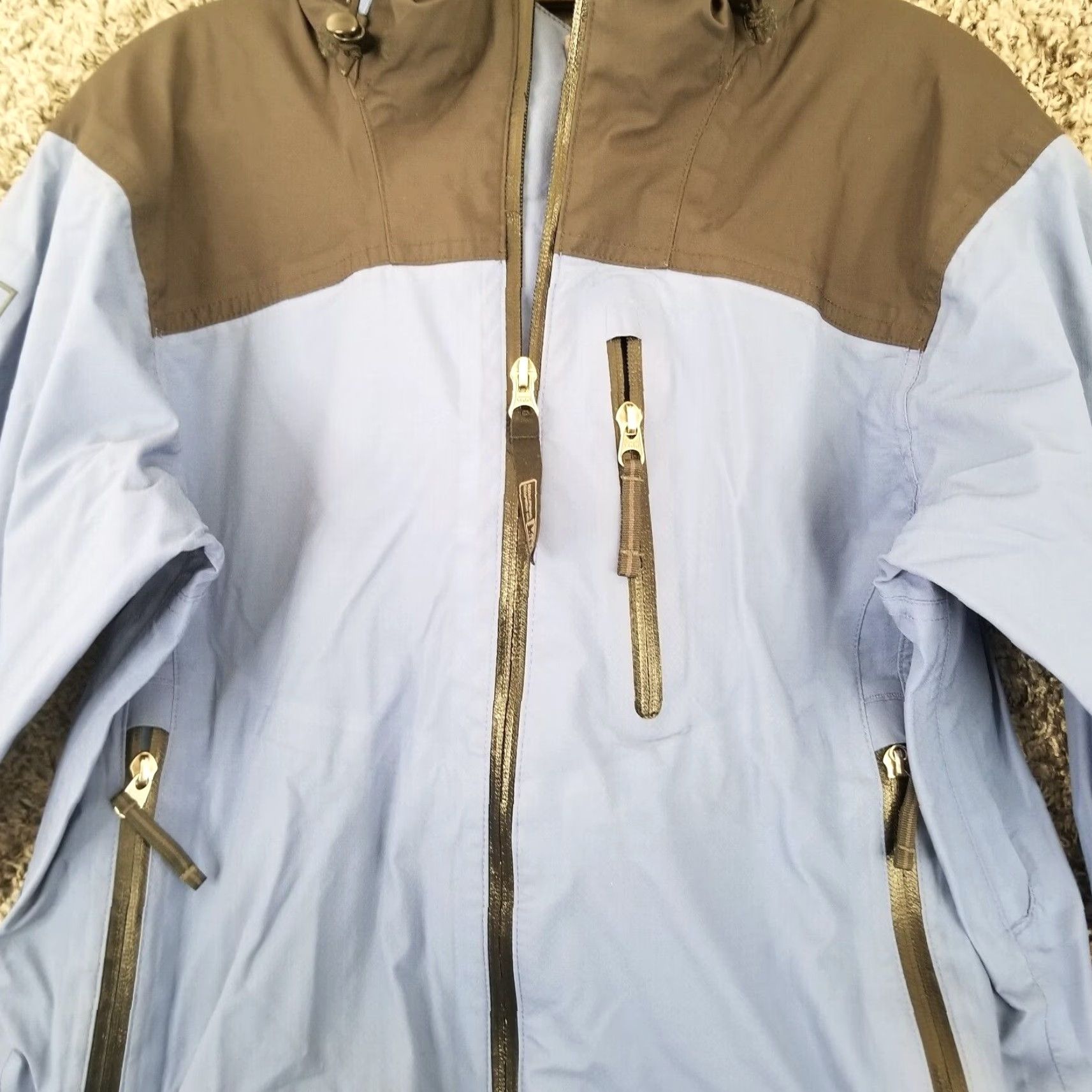 Vintage REI Elements Womens Blue Long Sleeve Full Zip Hooded Windbreaker Jacket Size M Size M / US 6-8 / IT 42-44 - 3 Thumbnail