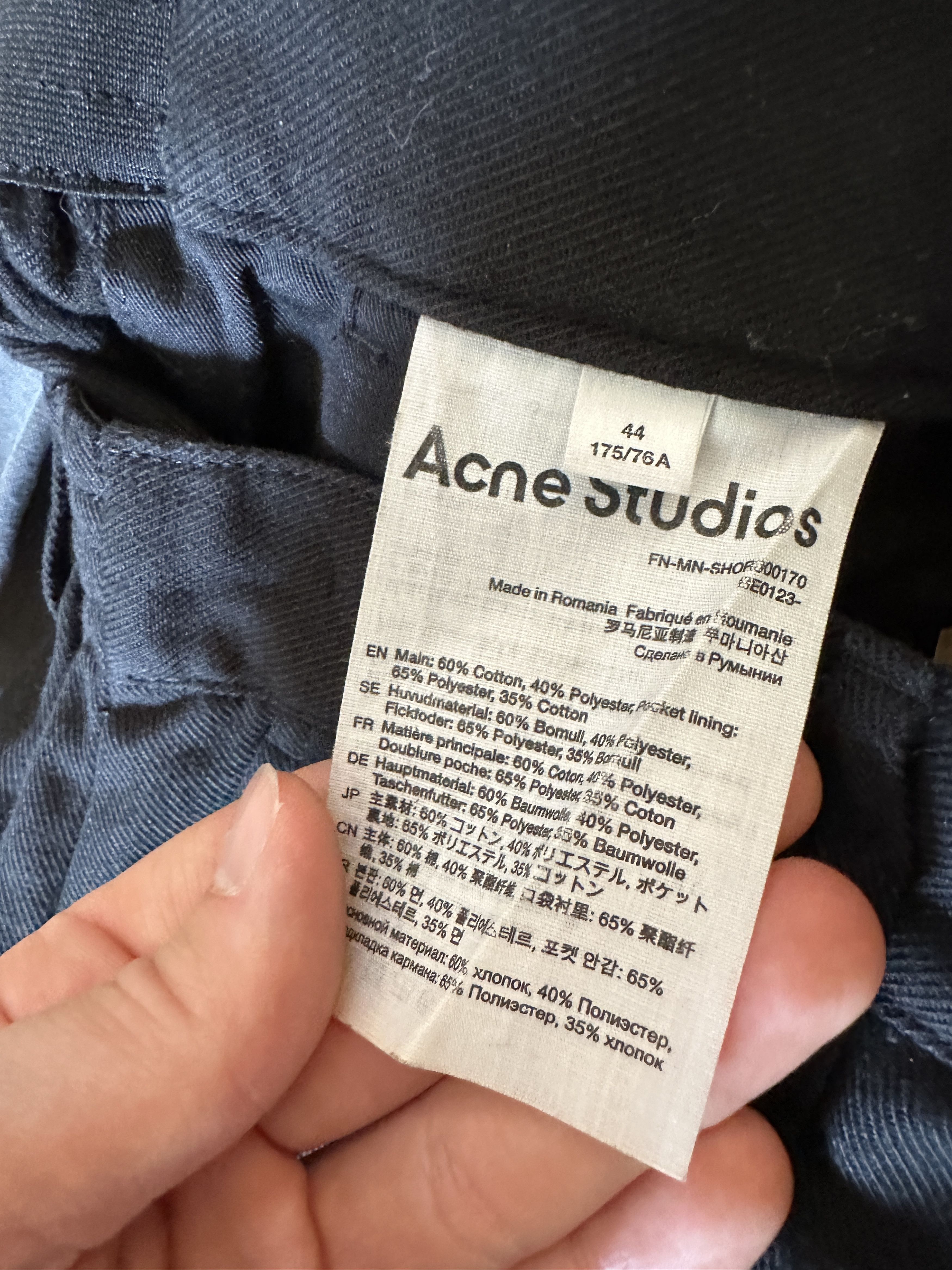 Acne Studios Acne Studios Wide Leg Shorts Size US 30 / EU 46 - 6 Thumbnail