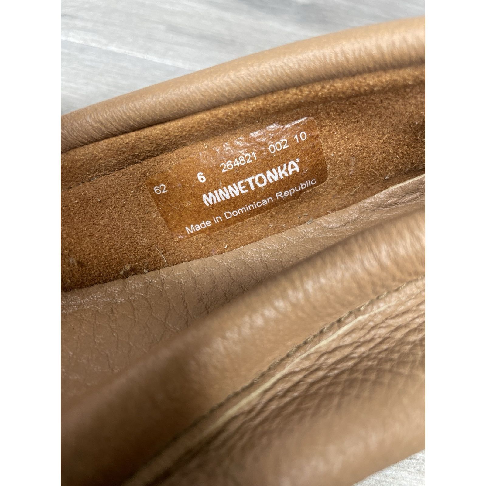 Minnetonka Minnetonka Moccasins Brown Leather Driving Moccasin Loafers Size US 6 / IT 36 - 21 Thumbnail