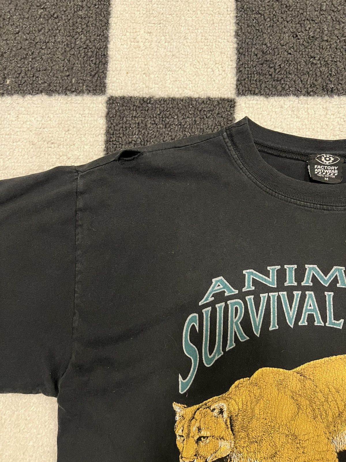 Vintage Vintage 1993 Animal Survival Cougar Tee Size US M / EU 48-50 / 2 - 3 Thumbnail