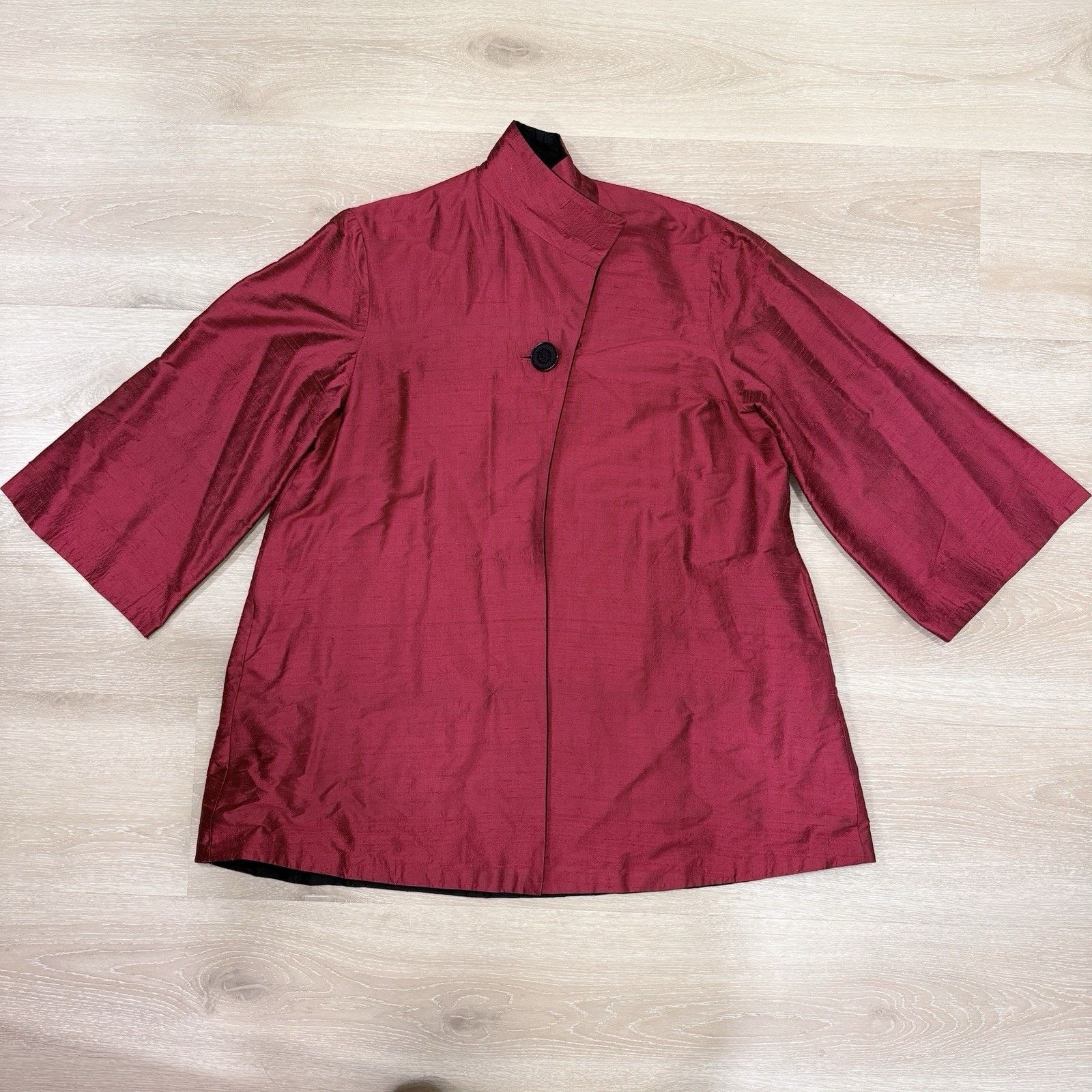 Other VTG Mariko Reversible Opera Coat - Silk Dupioni Statement Size ONE SIZE - 11 Thumbnail