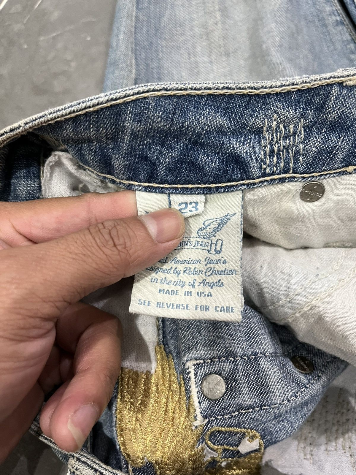 Robins Jeans Robins jeans wings Size 27" / US 4 / IT 40 - 4 Thumbnail