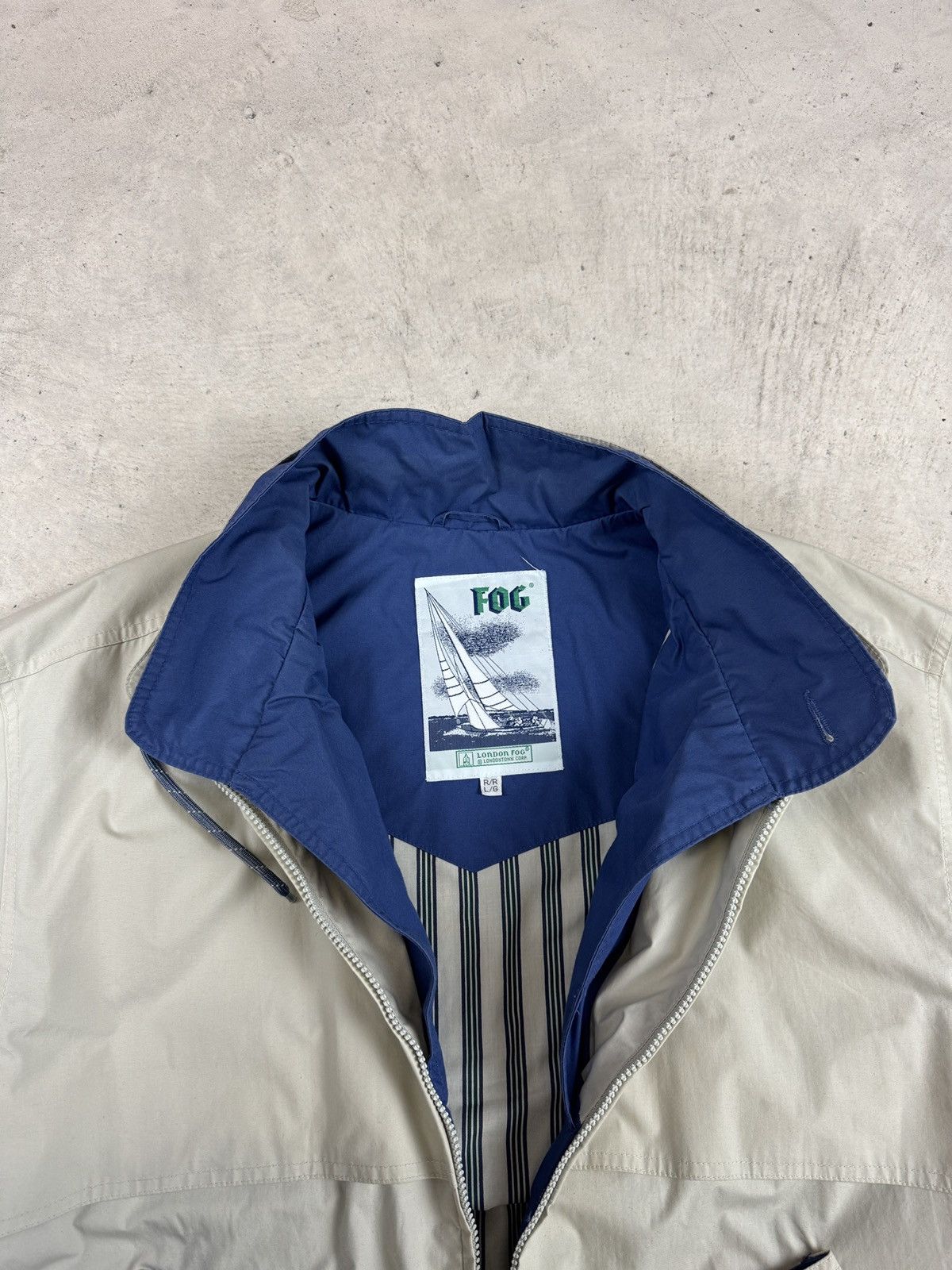 London Fog × Vintage 1990’s London Fog Double Collar Jacket Size US L / EU 52-54 / 3 - 6 Thumbnail