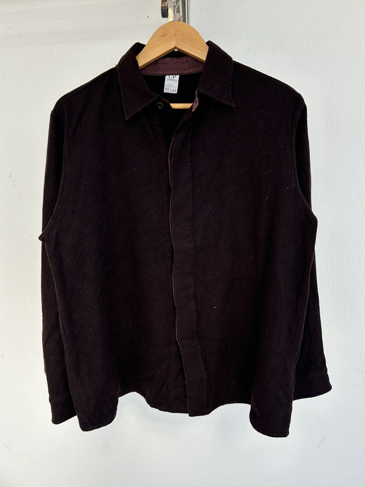 C.P. Company C.P. Company Wool Button Ups Marroon Size US L / EU 52-54 / 3 - 1 Thumbnail