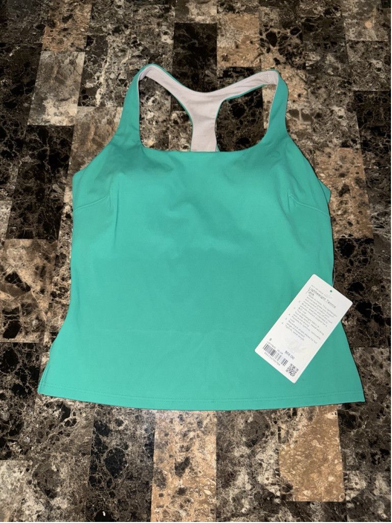 Lululemon LULULEMON LIGHTWEIGHT TENNIS TANK MALDIVES GREEN SIZE 8 NWT Size M / US 6-8 / IT 42-44 - 4 Thumbnail