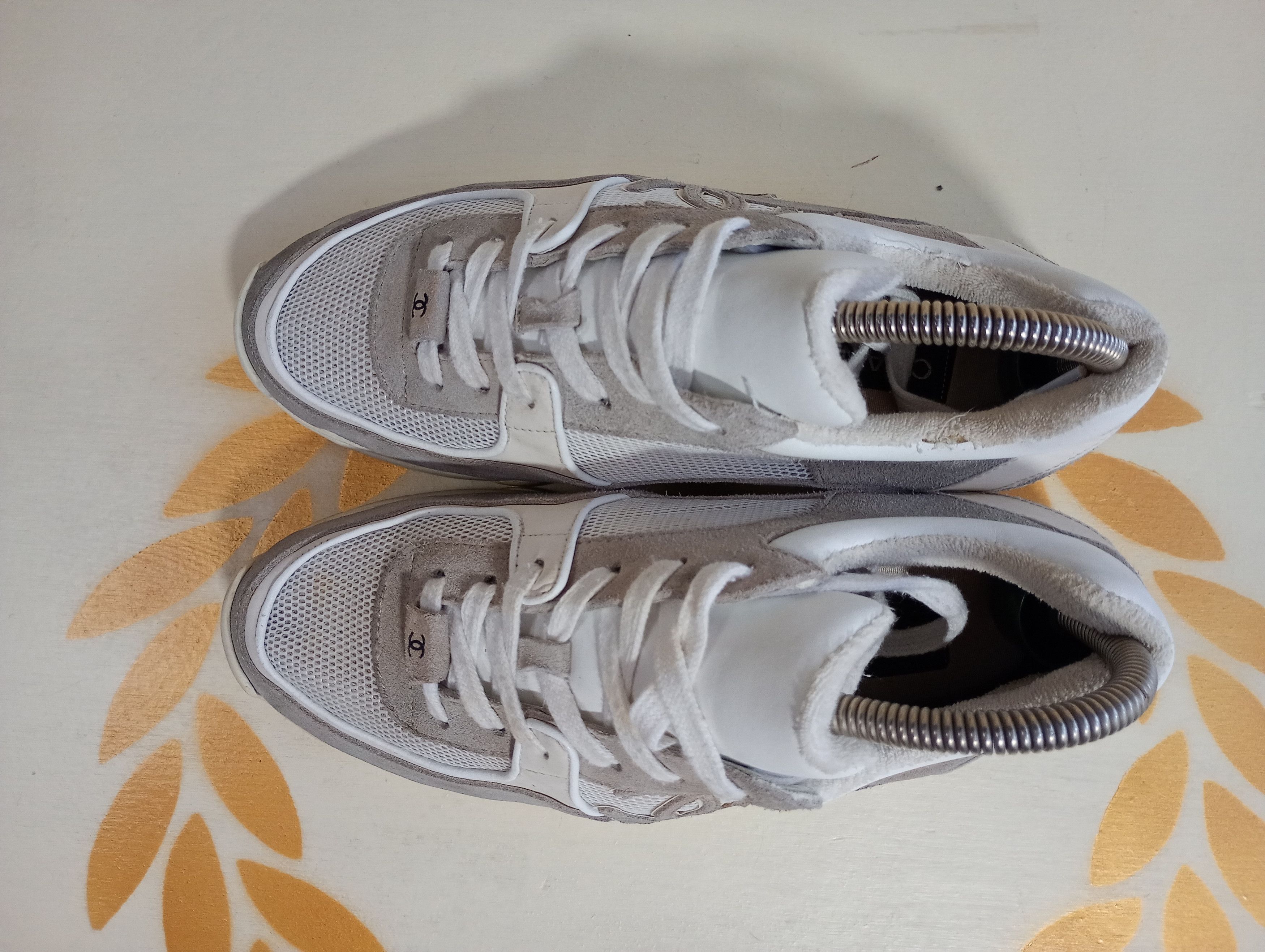 Chanel Chanel CC Trainer Suede Sneakers Size US 8 / IT 38 - 3 Thumbnail