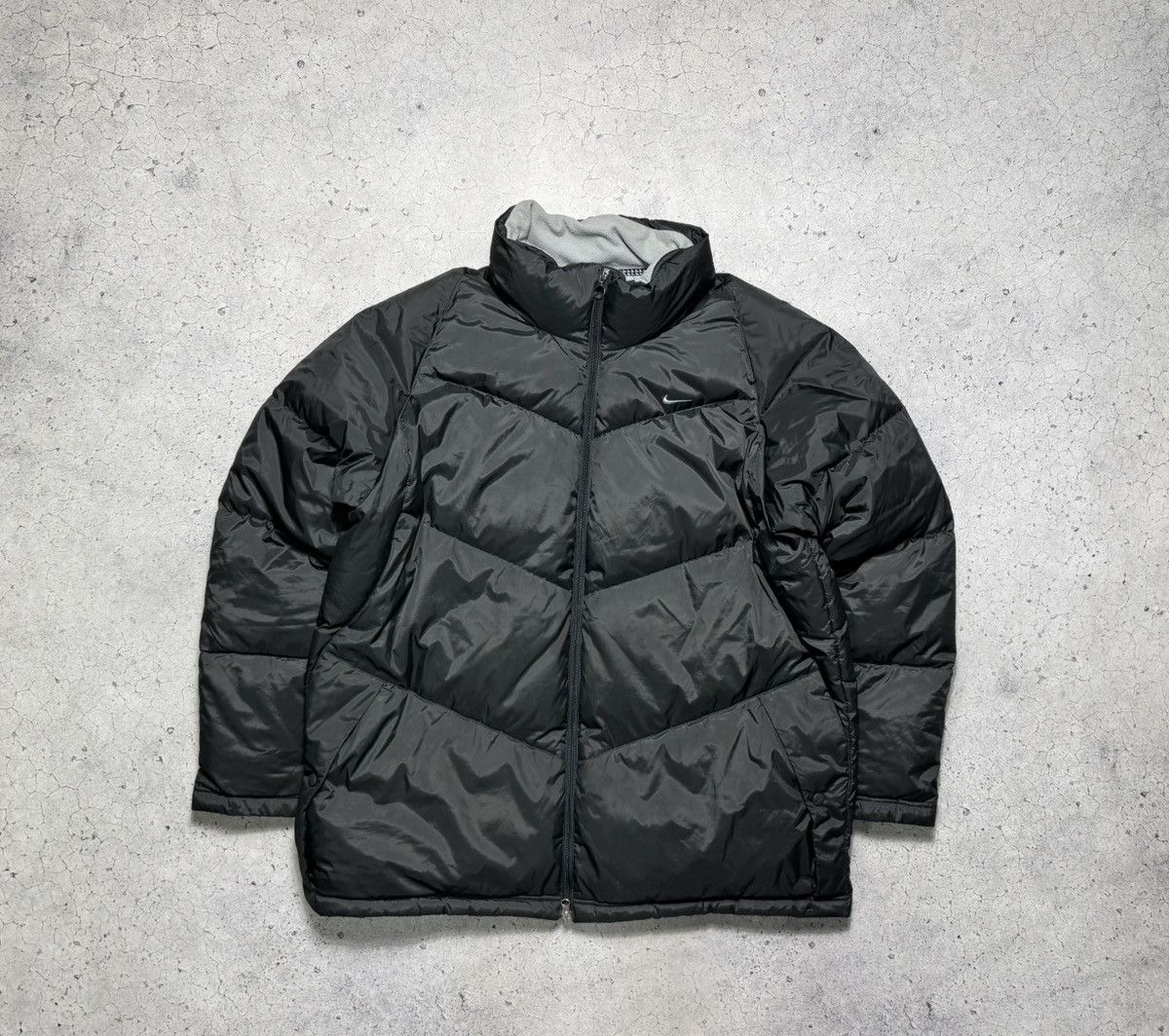 Nike Vintage Down Puffer Jacket Nike Swoosh Y2K Drill Hype Size US XXL / EU 58 / 5 - 1 Thumbnail